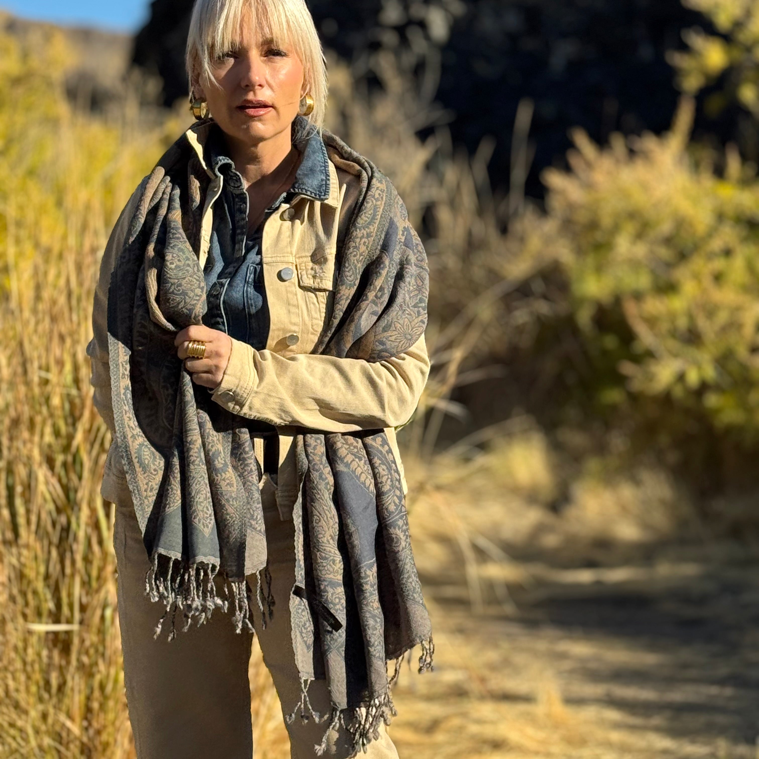 The Woodland Whisper Wool Scarf