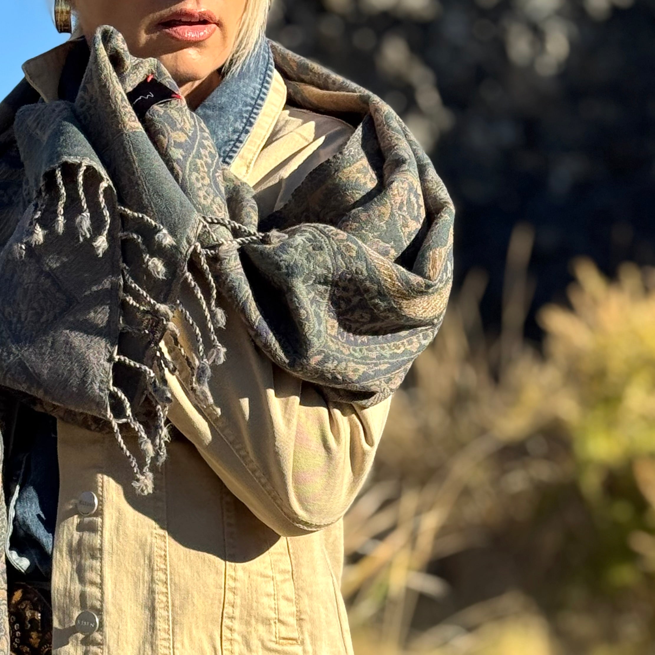 The Woodland Whisper Wool Scarf
