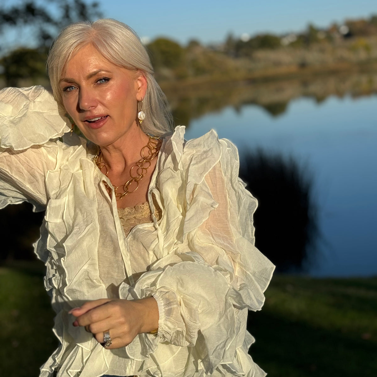 The Poet’s Ruffle Blouse