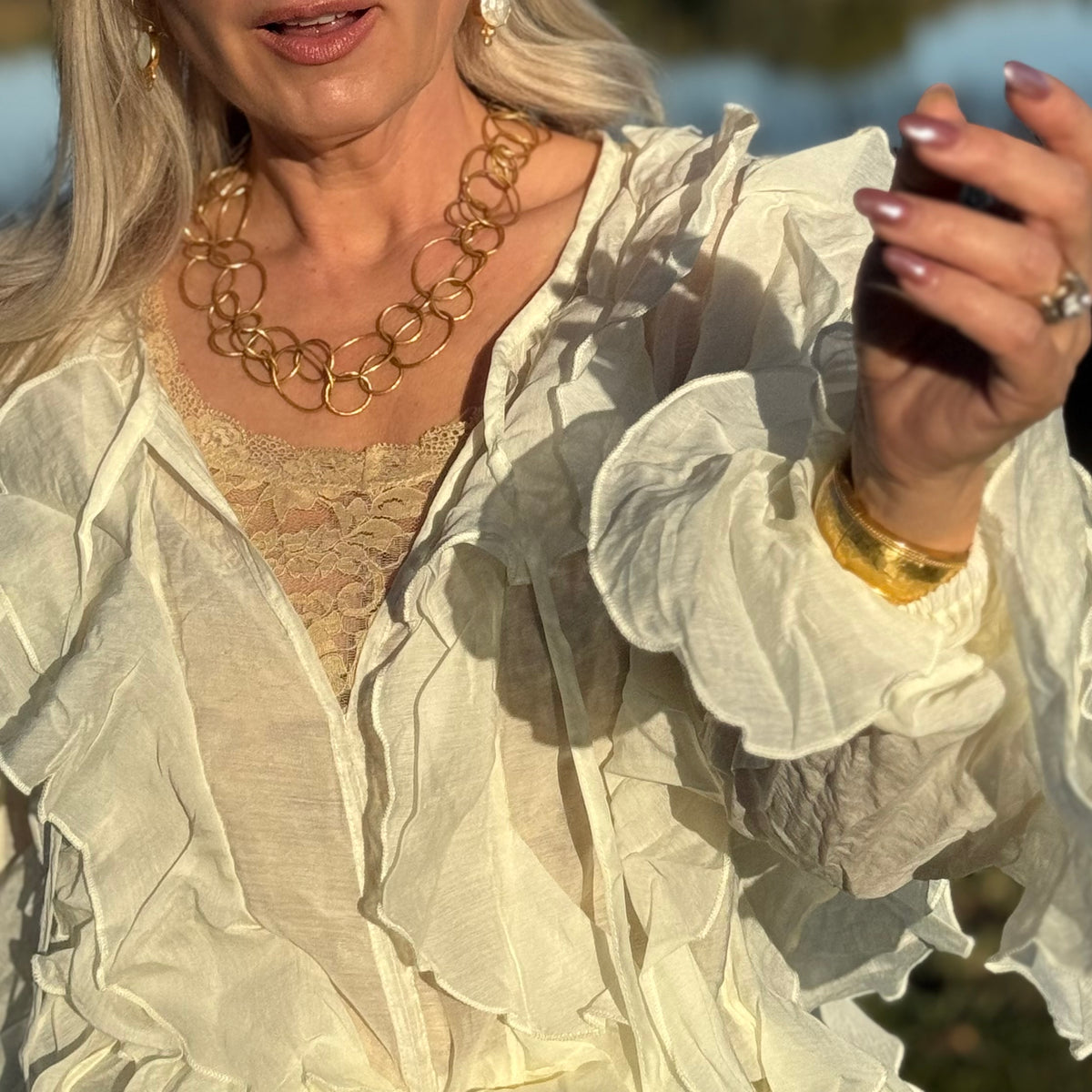 The Poet’s Ruffle Blouse