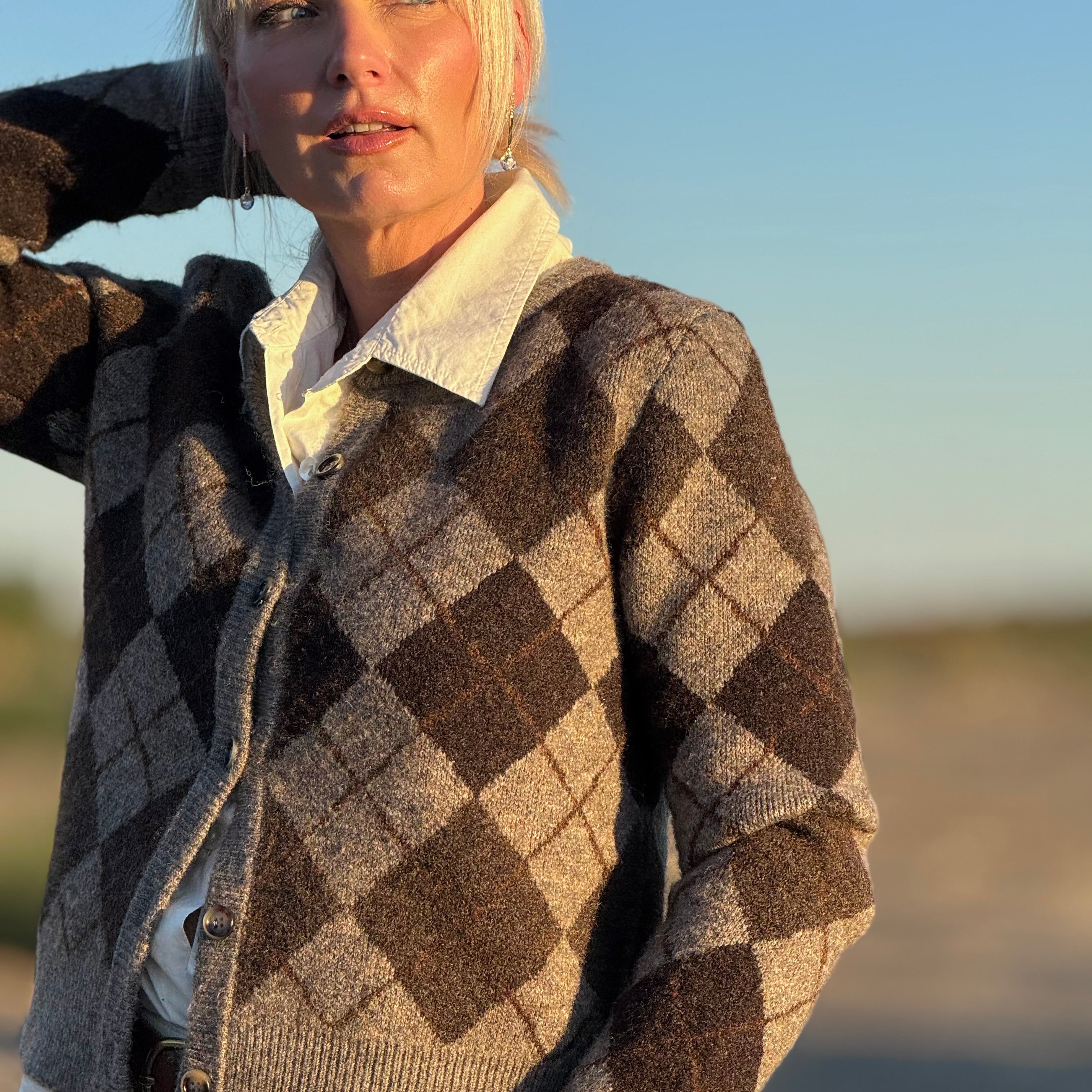 Clara Argyle Cardigan