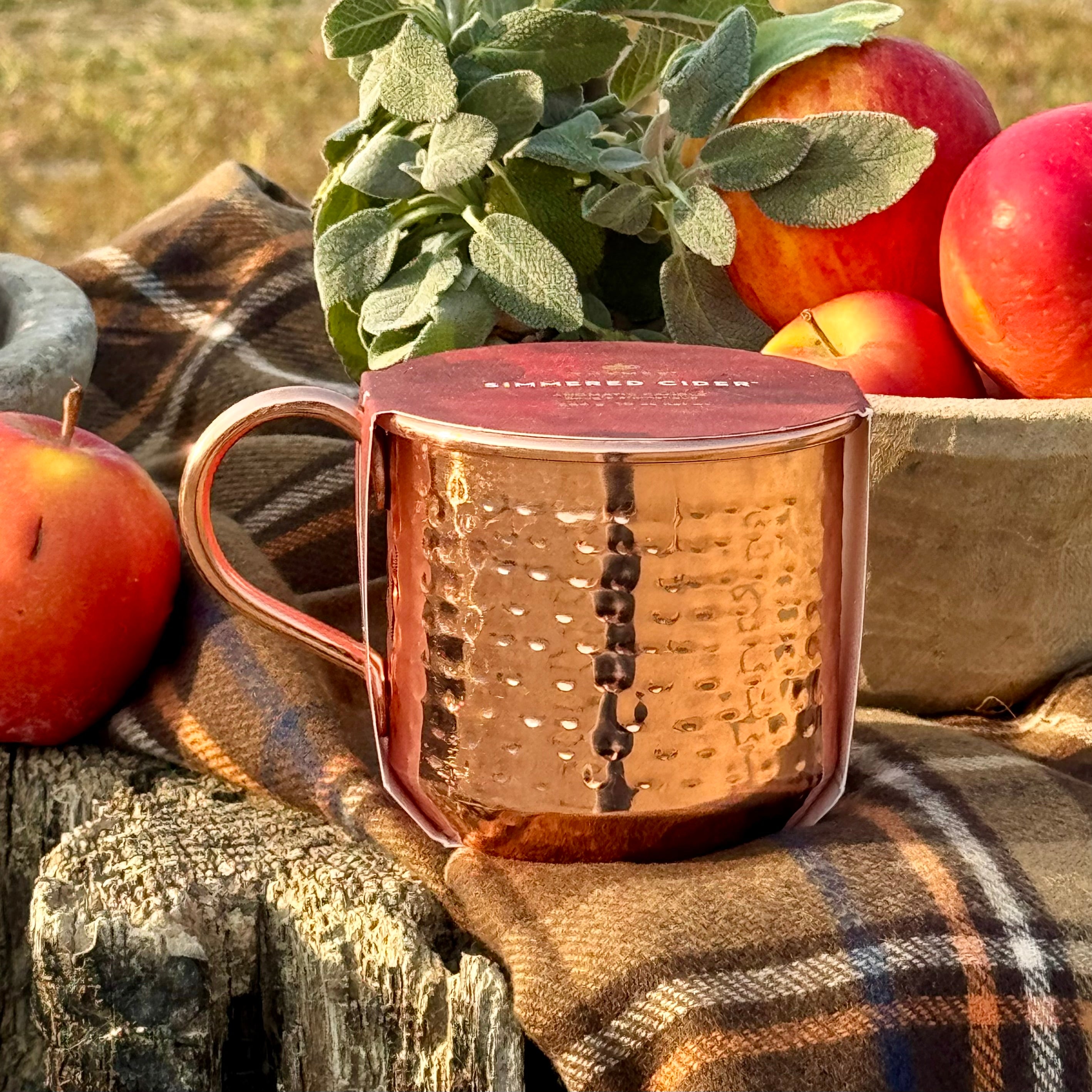Simmered Cider Copper Cup Candle