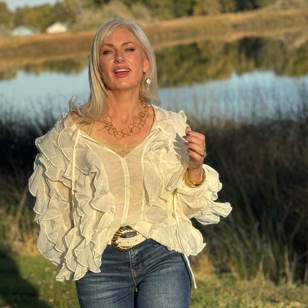The Poet’s Ruffle Blouse