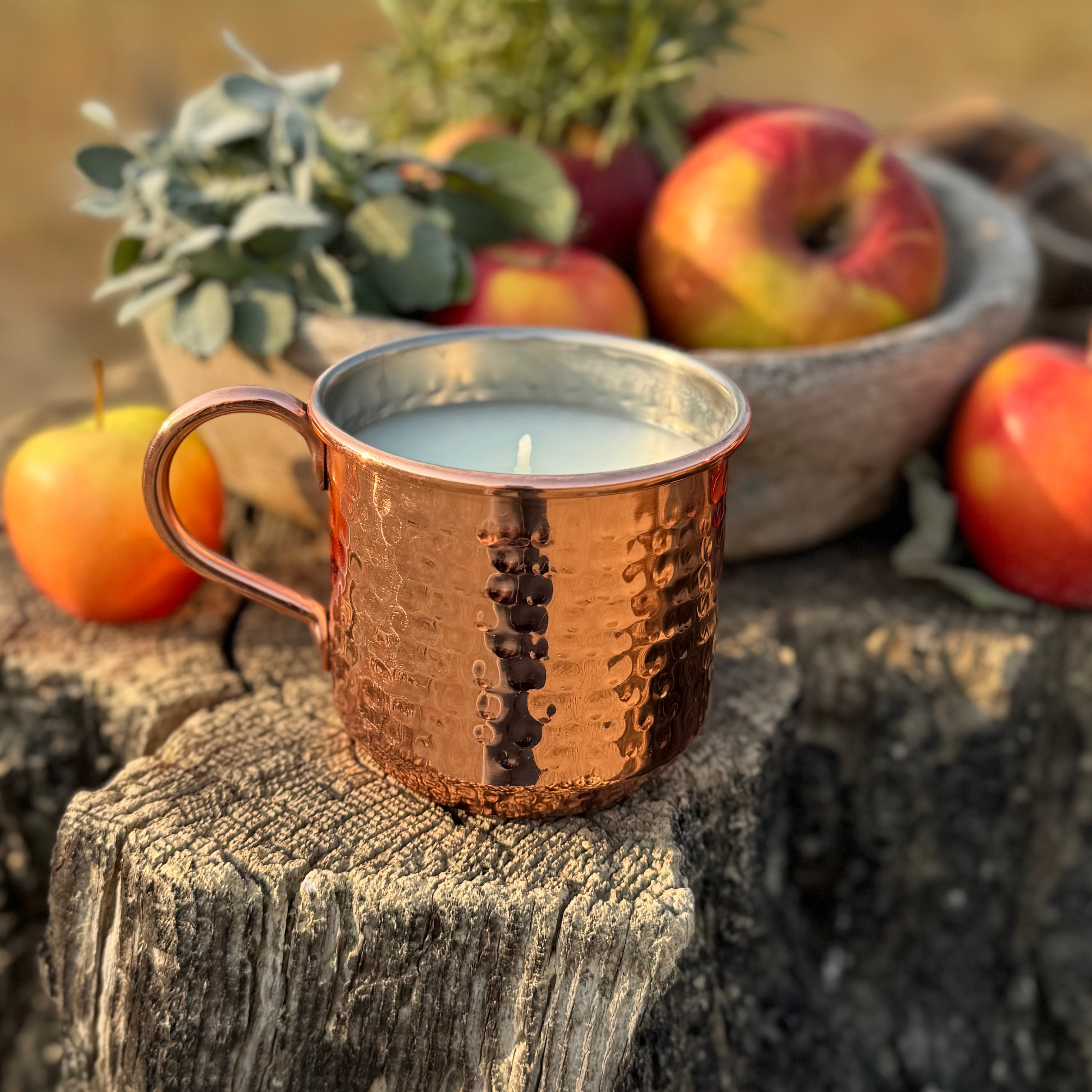 Simmered Cider Copper Cup Candle