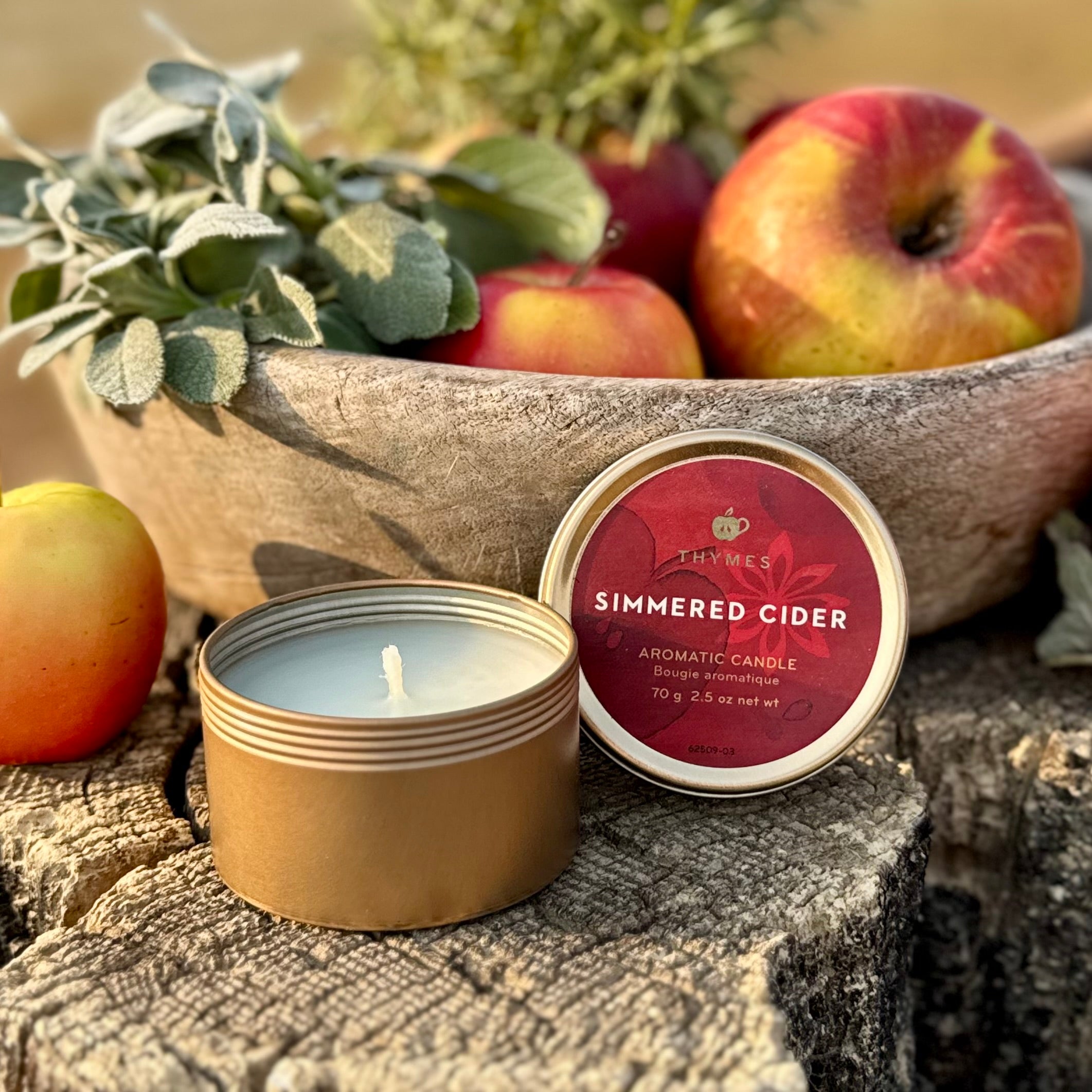Simmered Cider Travel Tin Candle