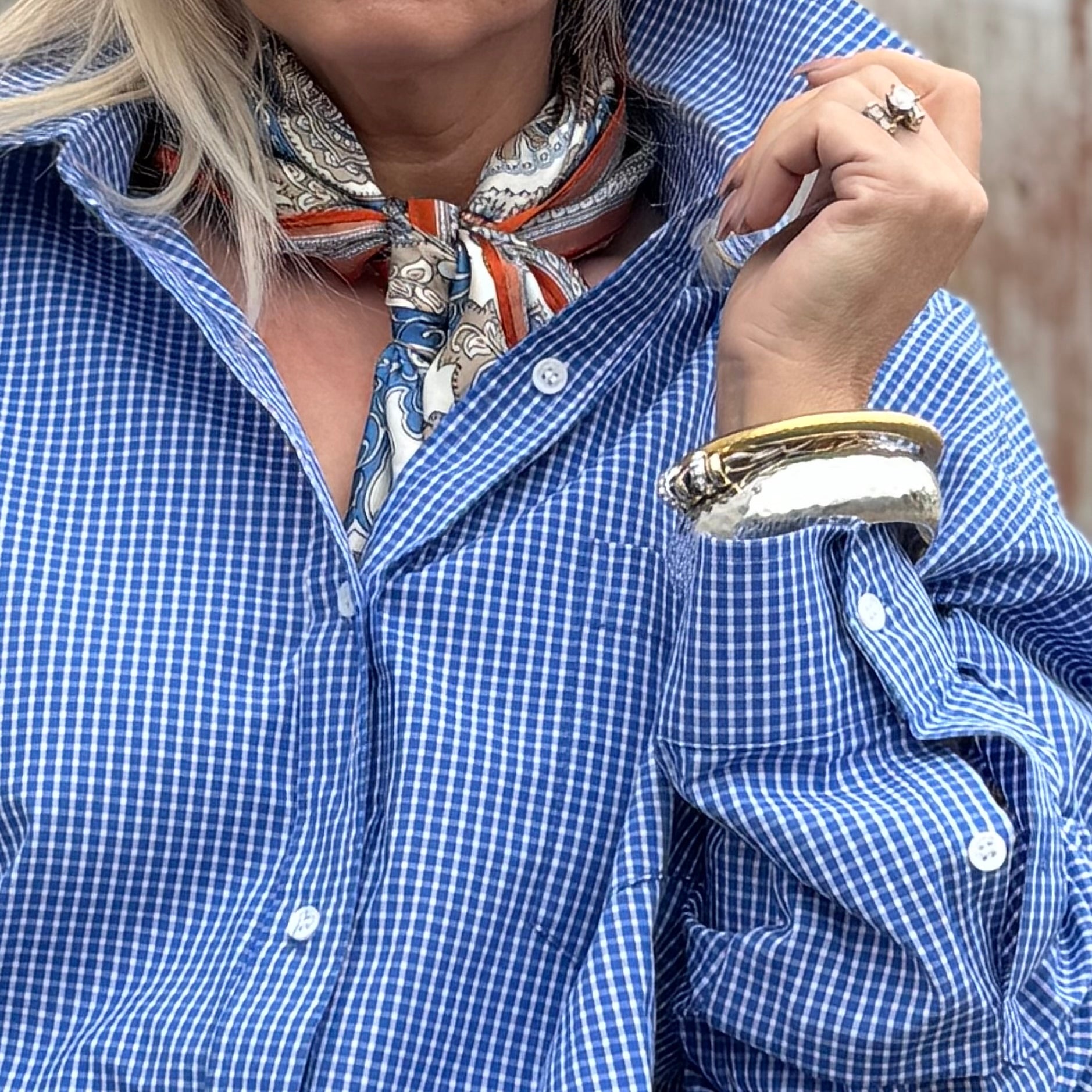 Bluebird Oversized Cotton Shirt