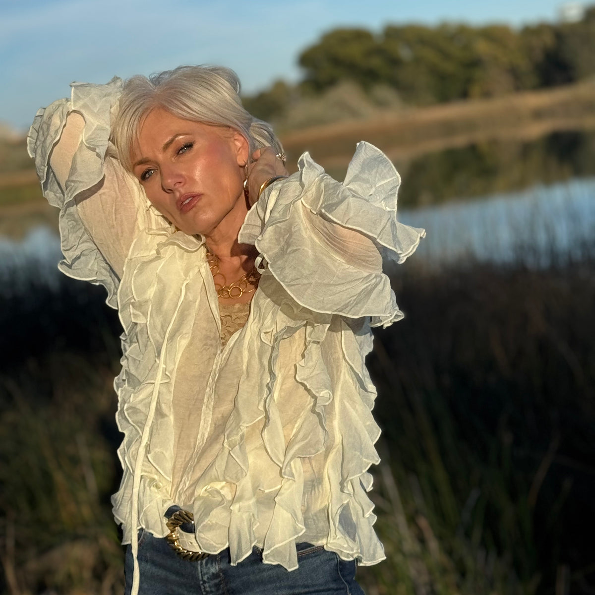 The Poet’s Ruffle Blouse