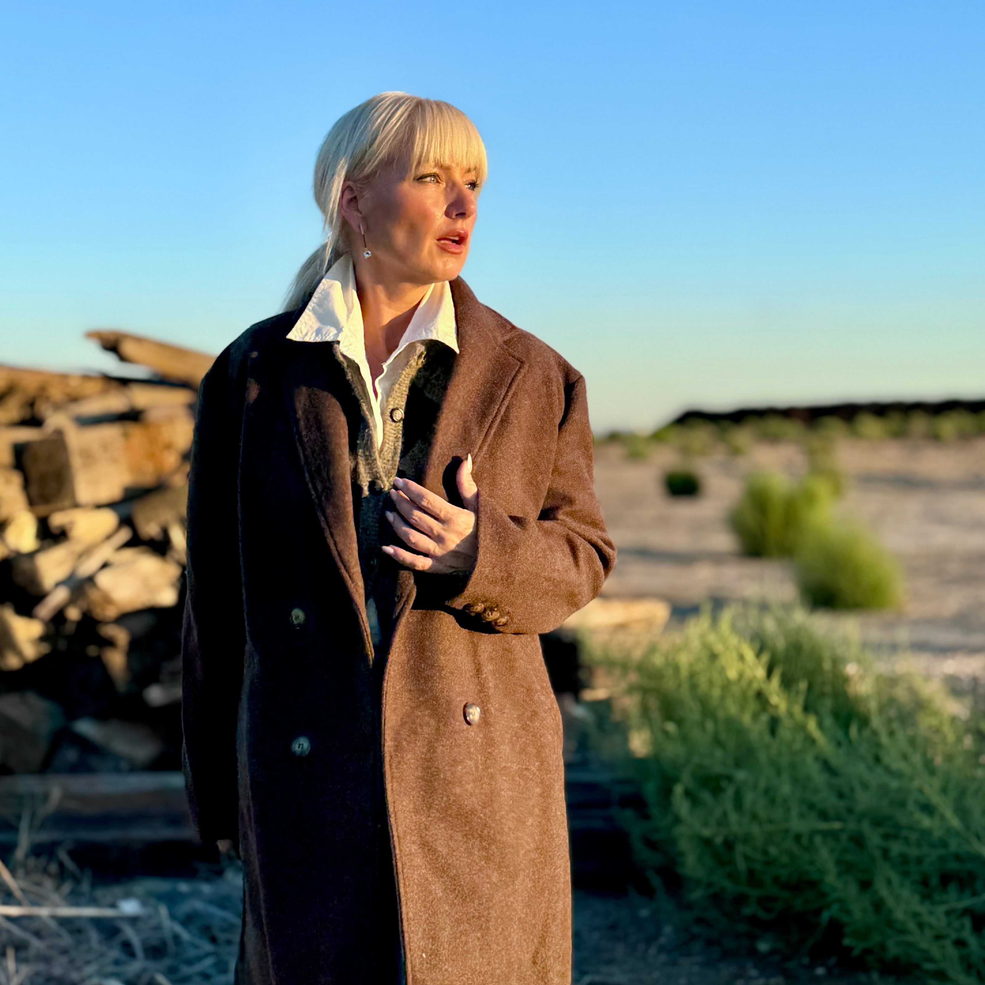 Burnt Cedar Trenchcoat