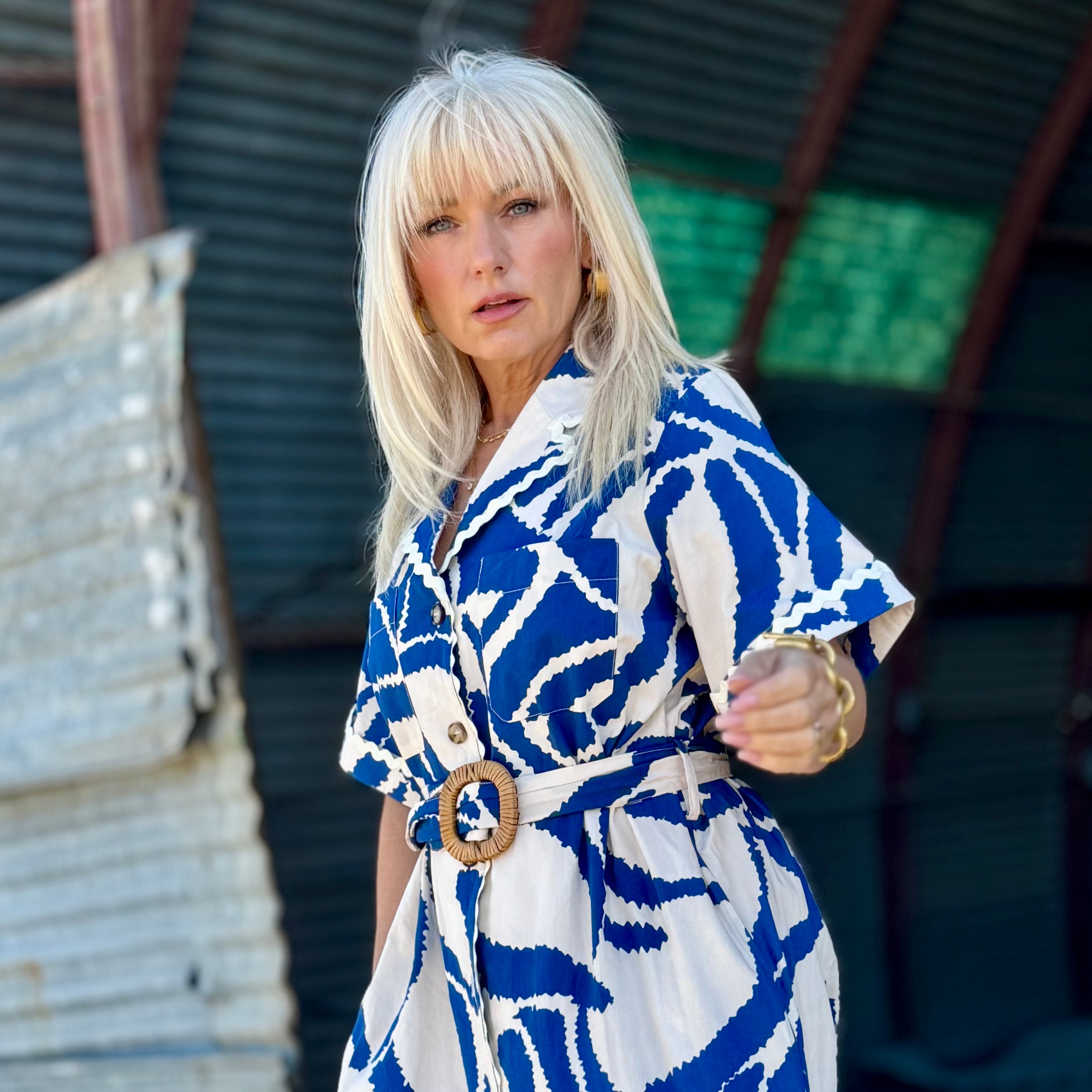 Indigo Coast Shirt Dress