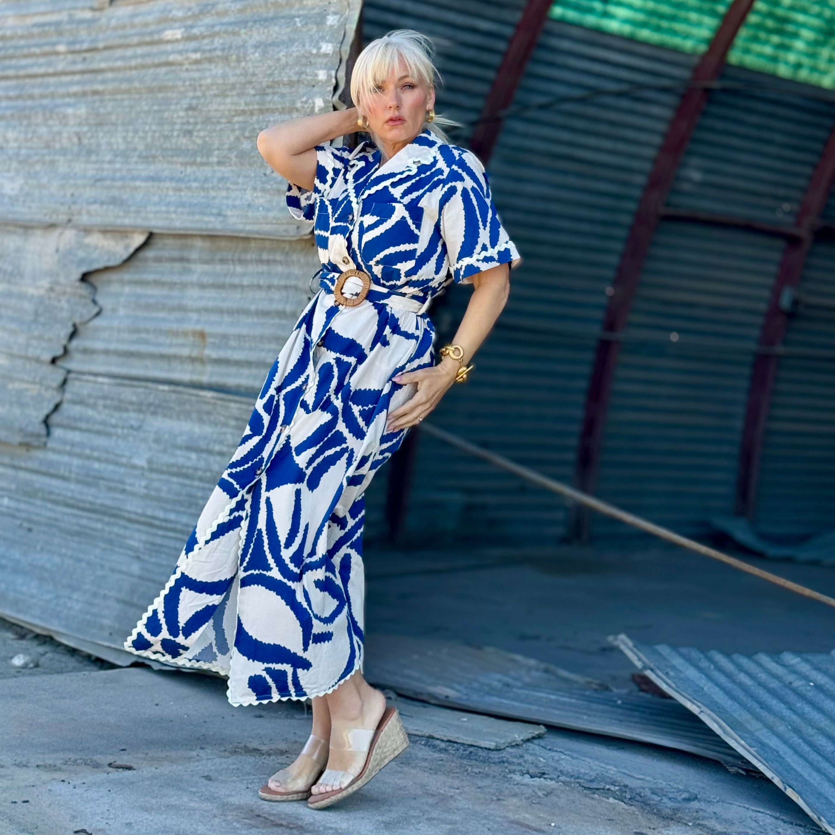 Indigo Coast Shirt Dress
