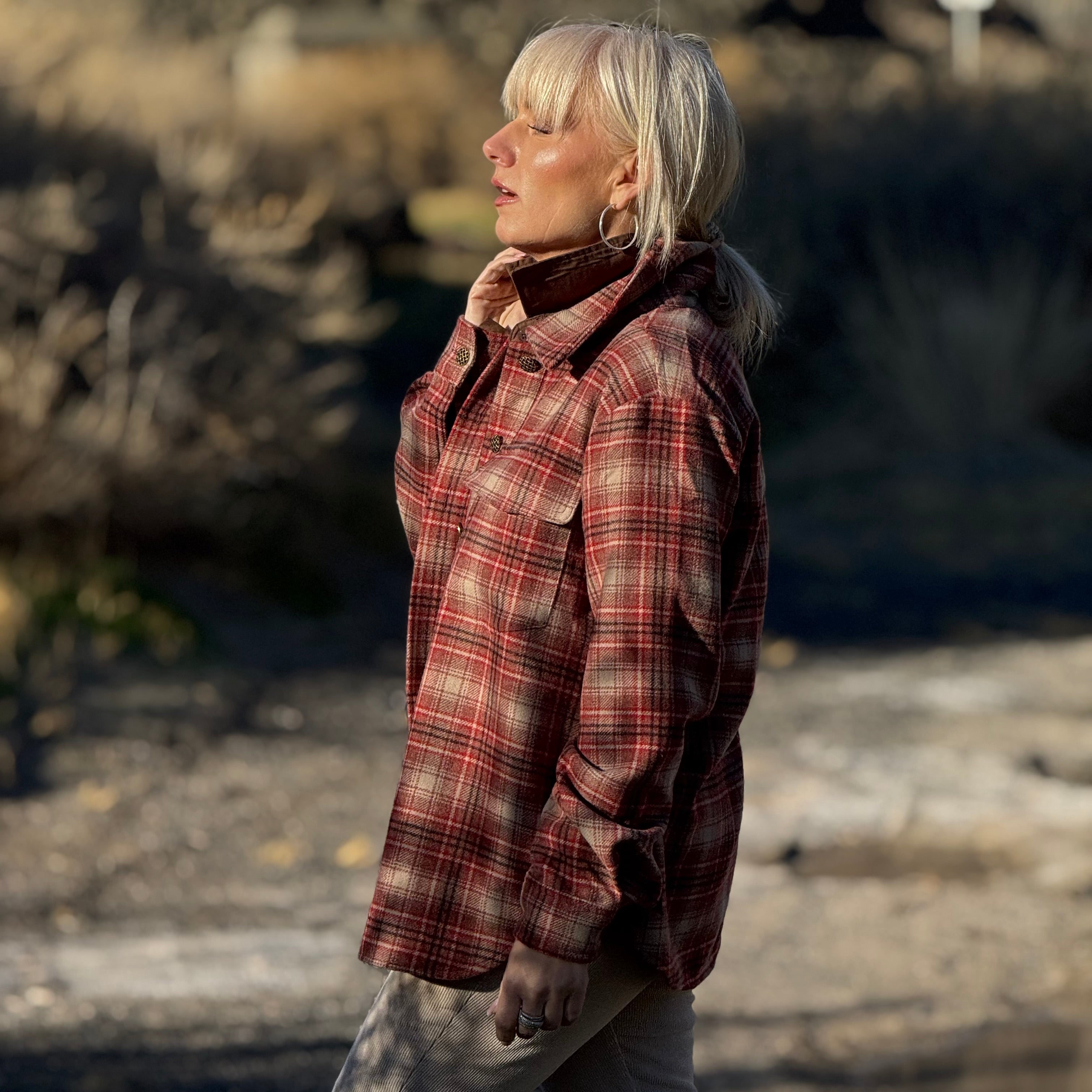 Silver Sage Rustic Check Jacket