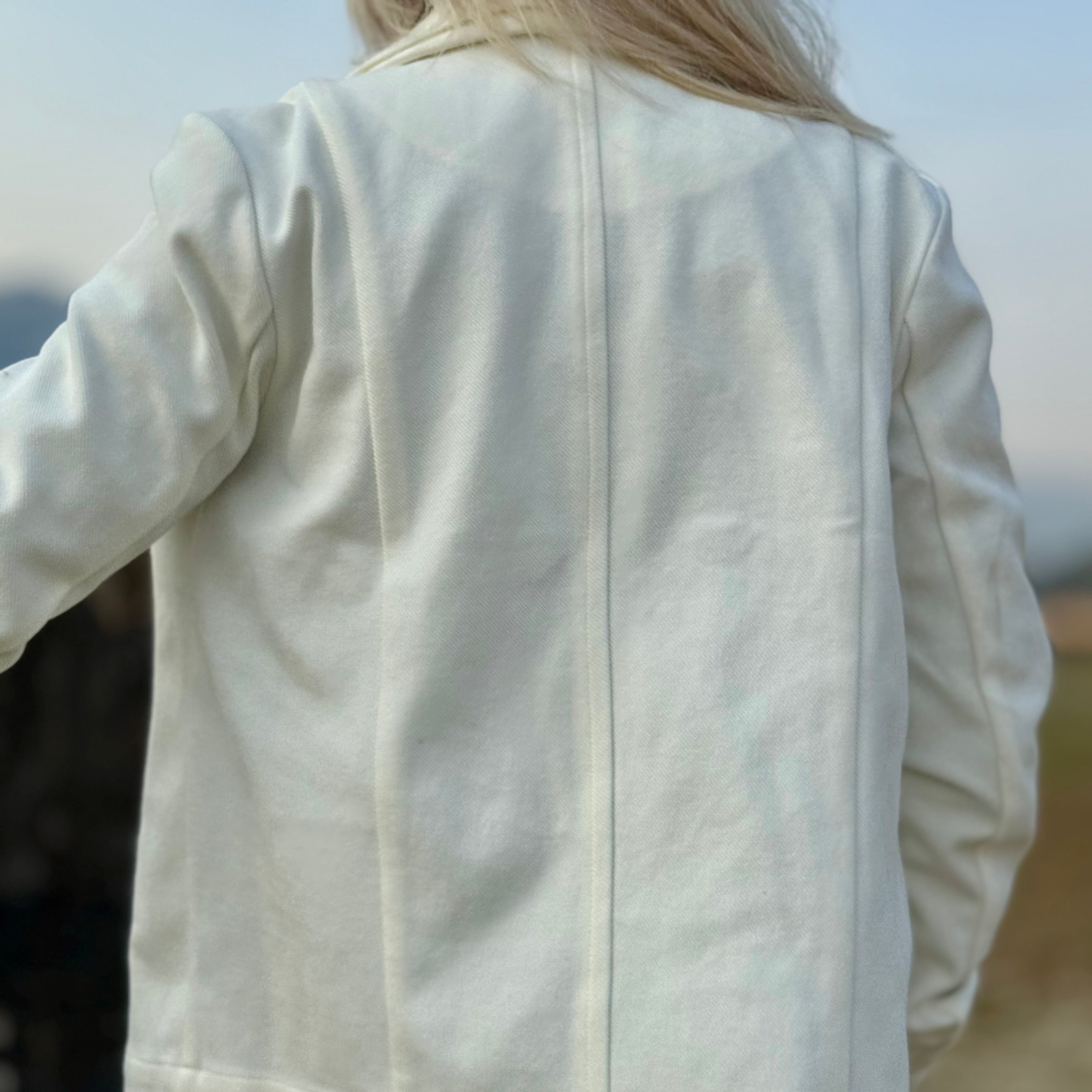 Maude Crop Peacoat