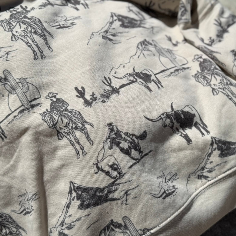 Cowboy Sketch Lounge Set