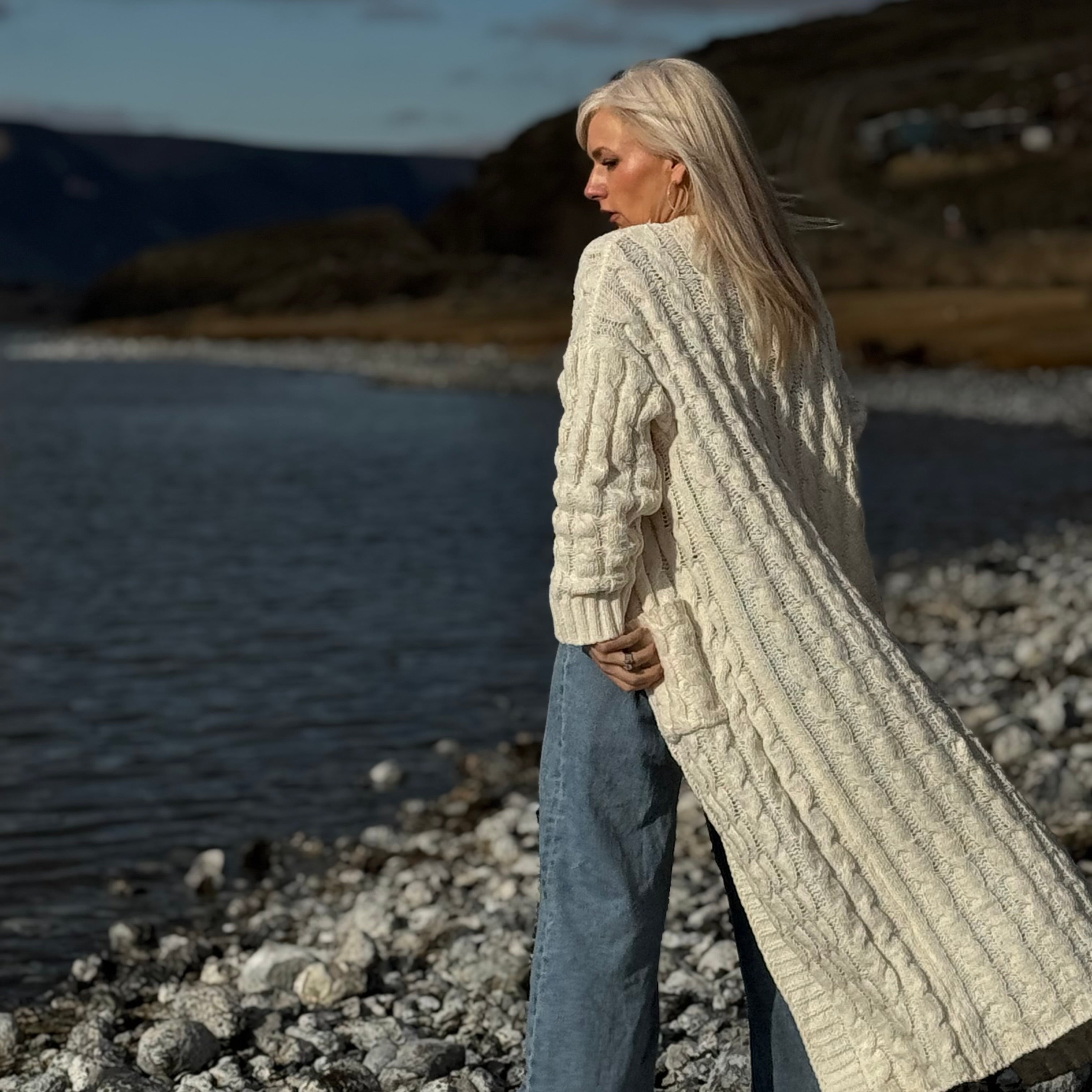 Riverstone Cable Duster Sweater