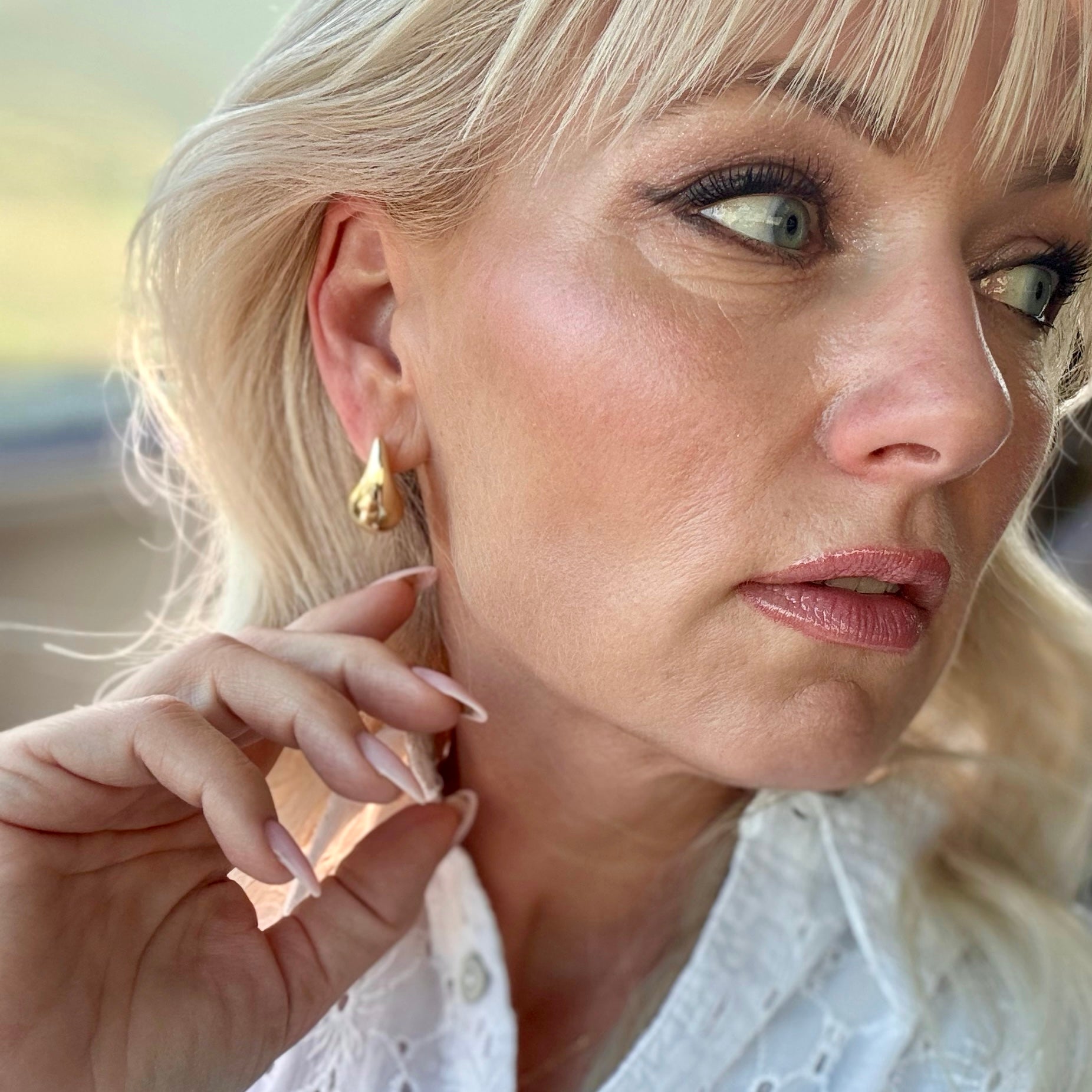 Stormy Teardrop Earrings