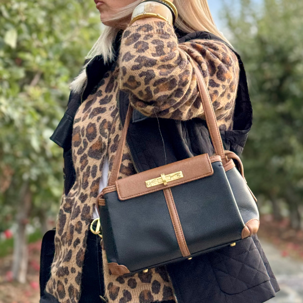 Hammitt Charlotte Med East End/Antique Gold