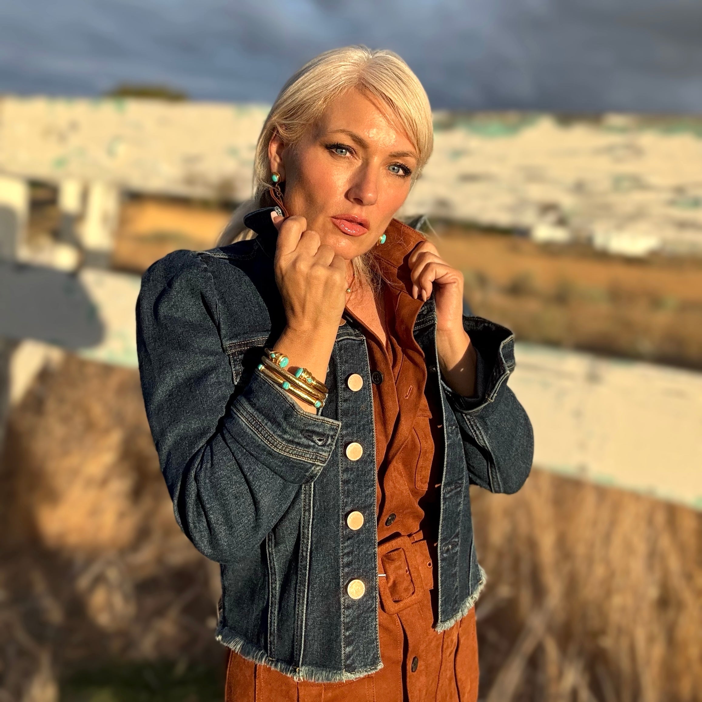 ROSELYN DENIM JACKET Denali
