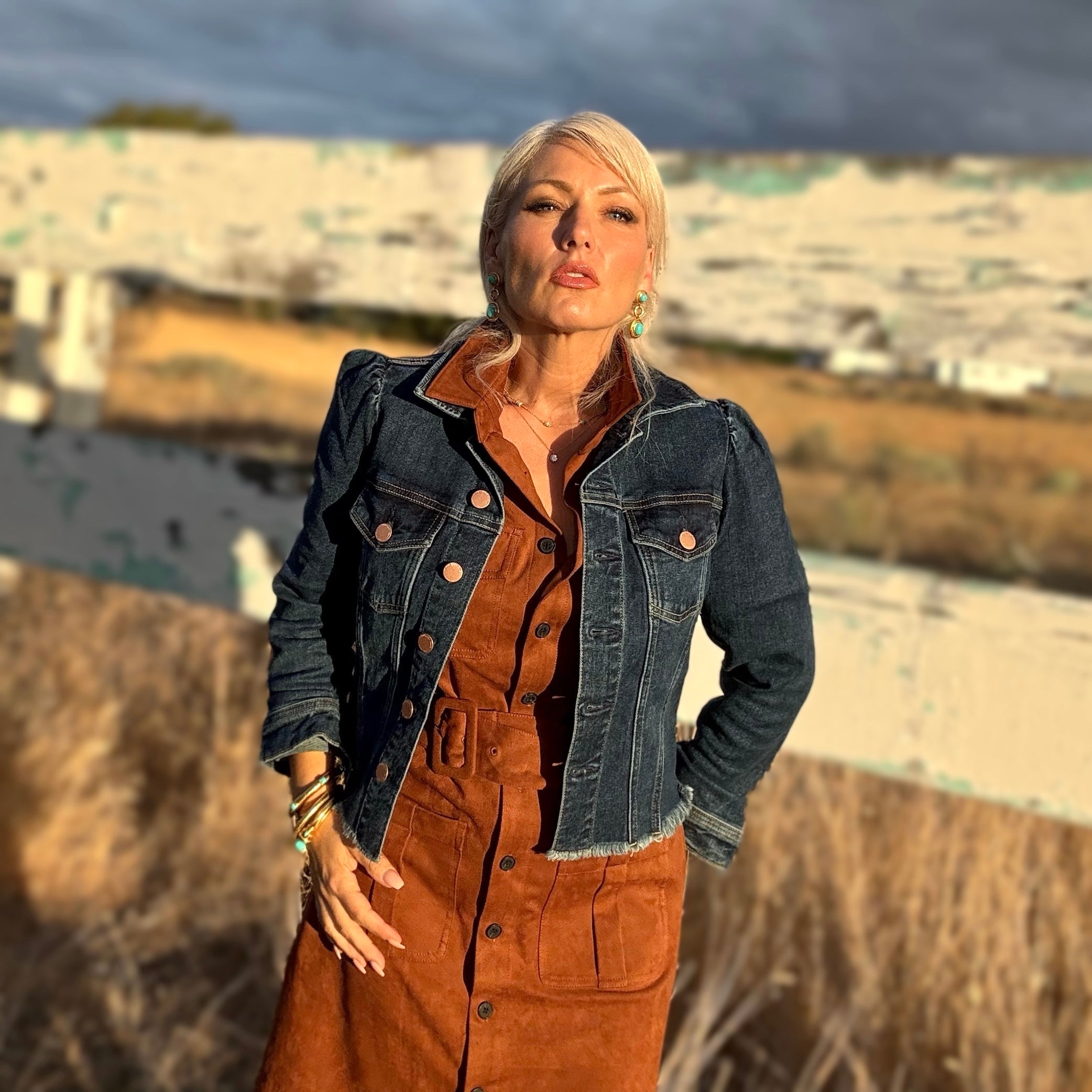 ROSELYN DENIM JACKET Denali