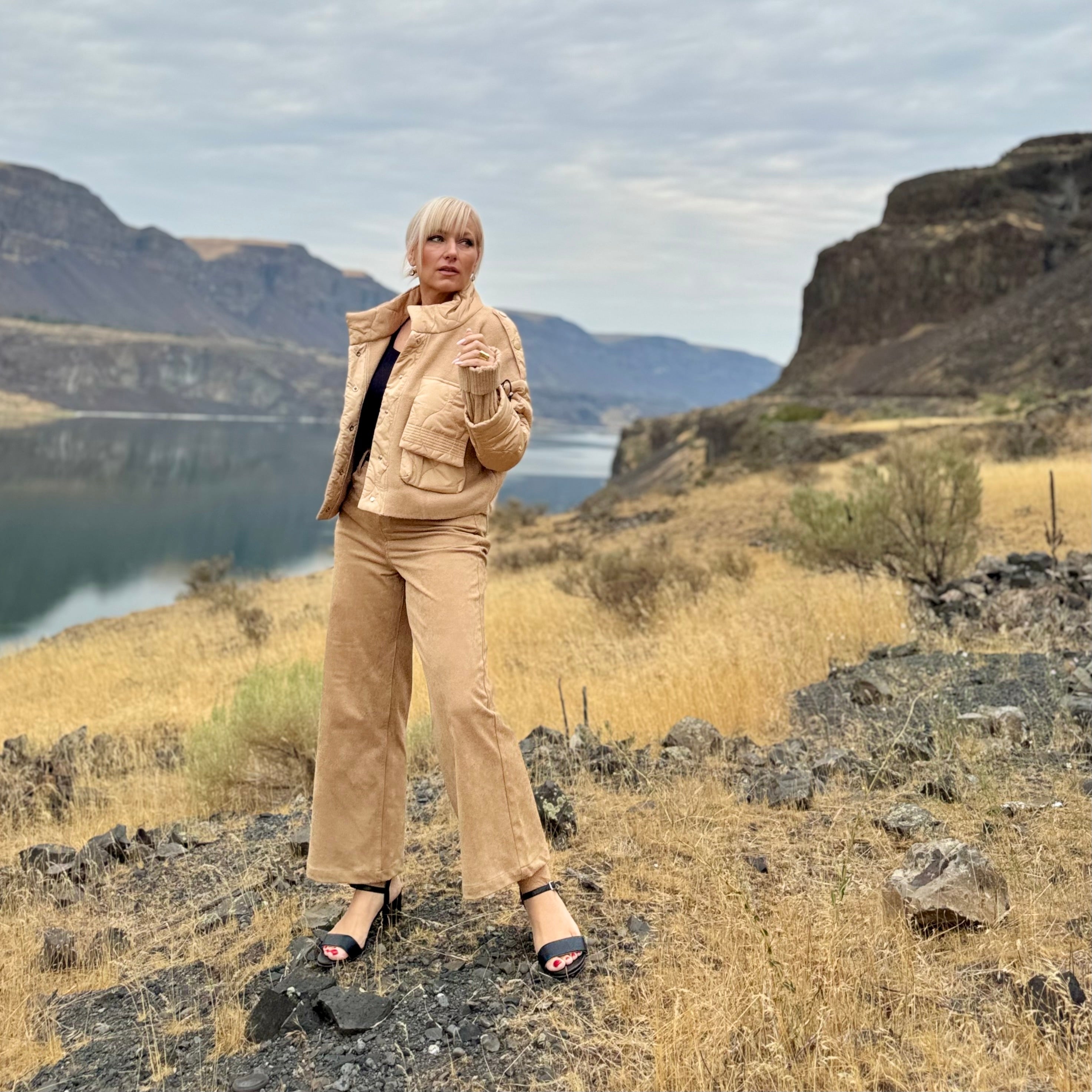 Sierra Faux Suede Pant