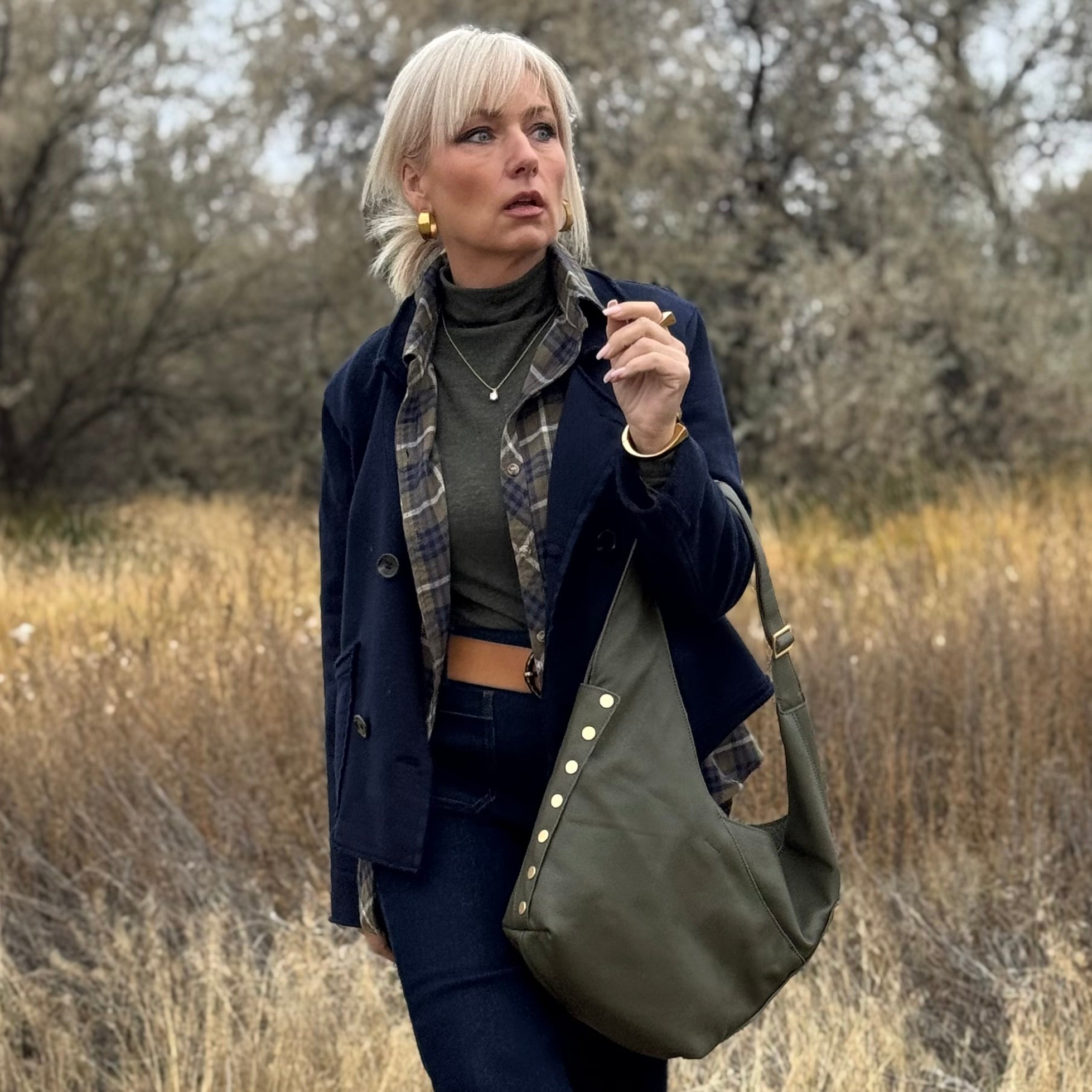 Hammitt TOM LRG Olive/Brushed Gold (Copy)