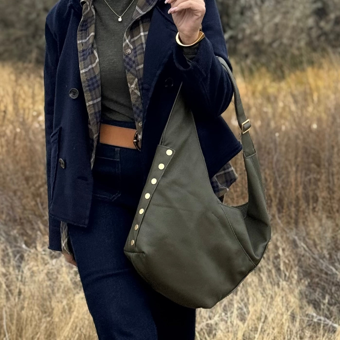 Hammitt TOM LRG Olive/Brushed Gold (Copy)