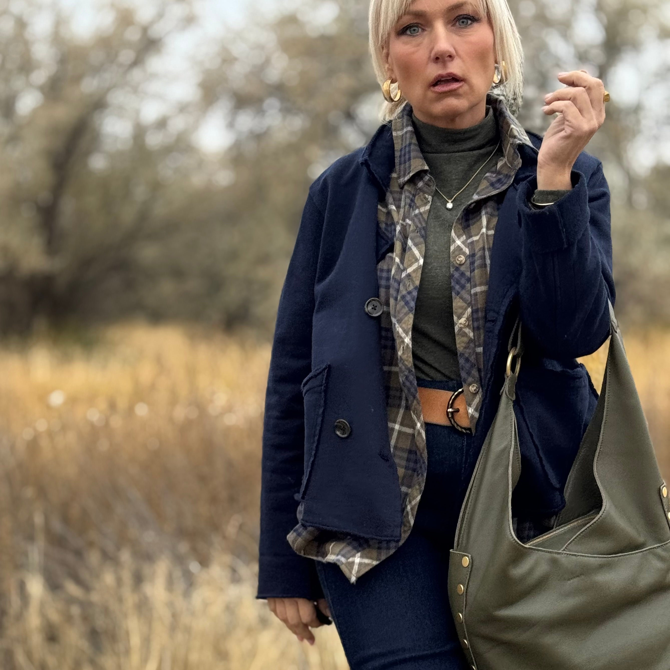 Hammitt TOM LRG Olive/Brushed Gold (Copy)