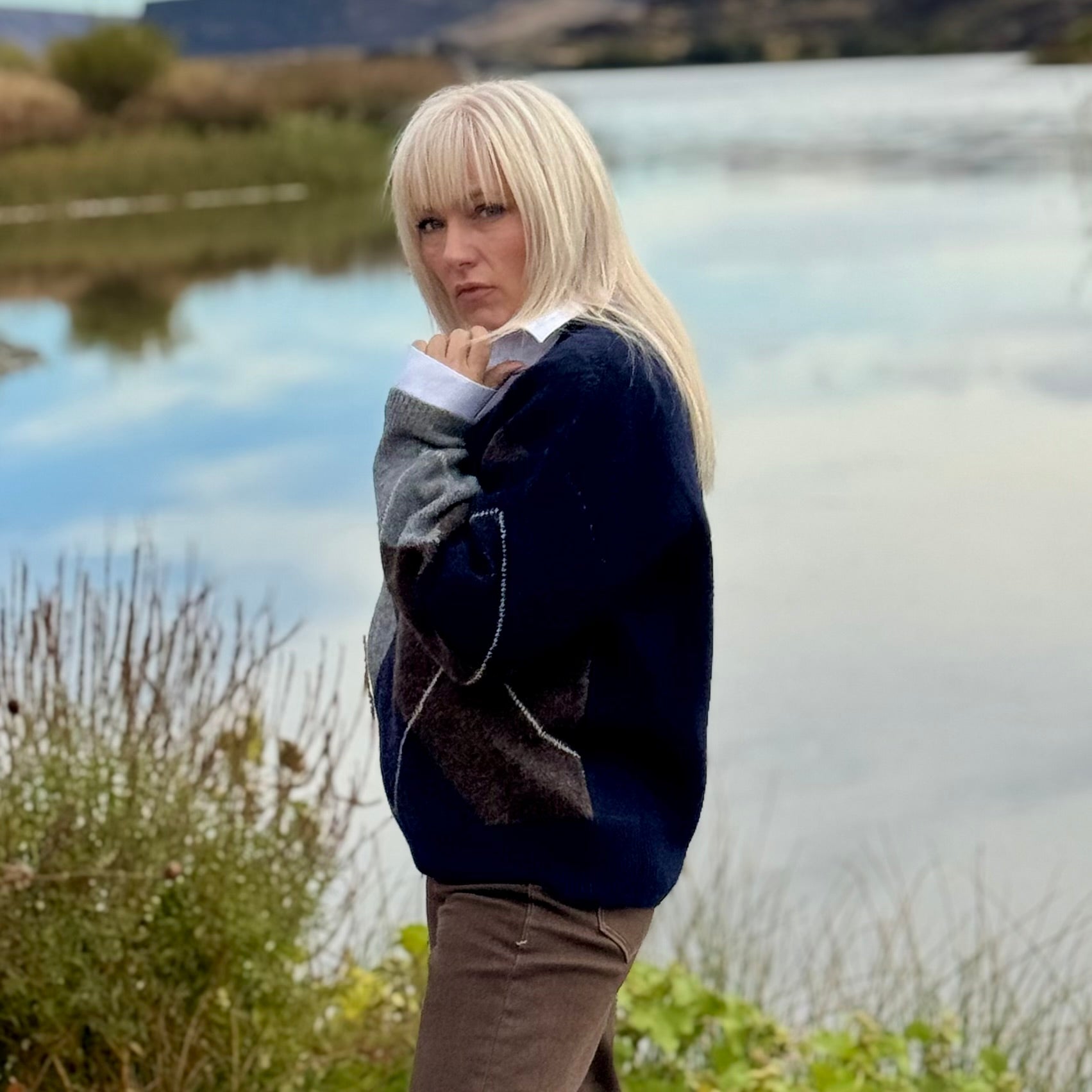 Lakeside Argyle Sweater