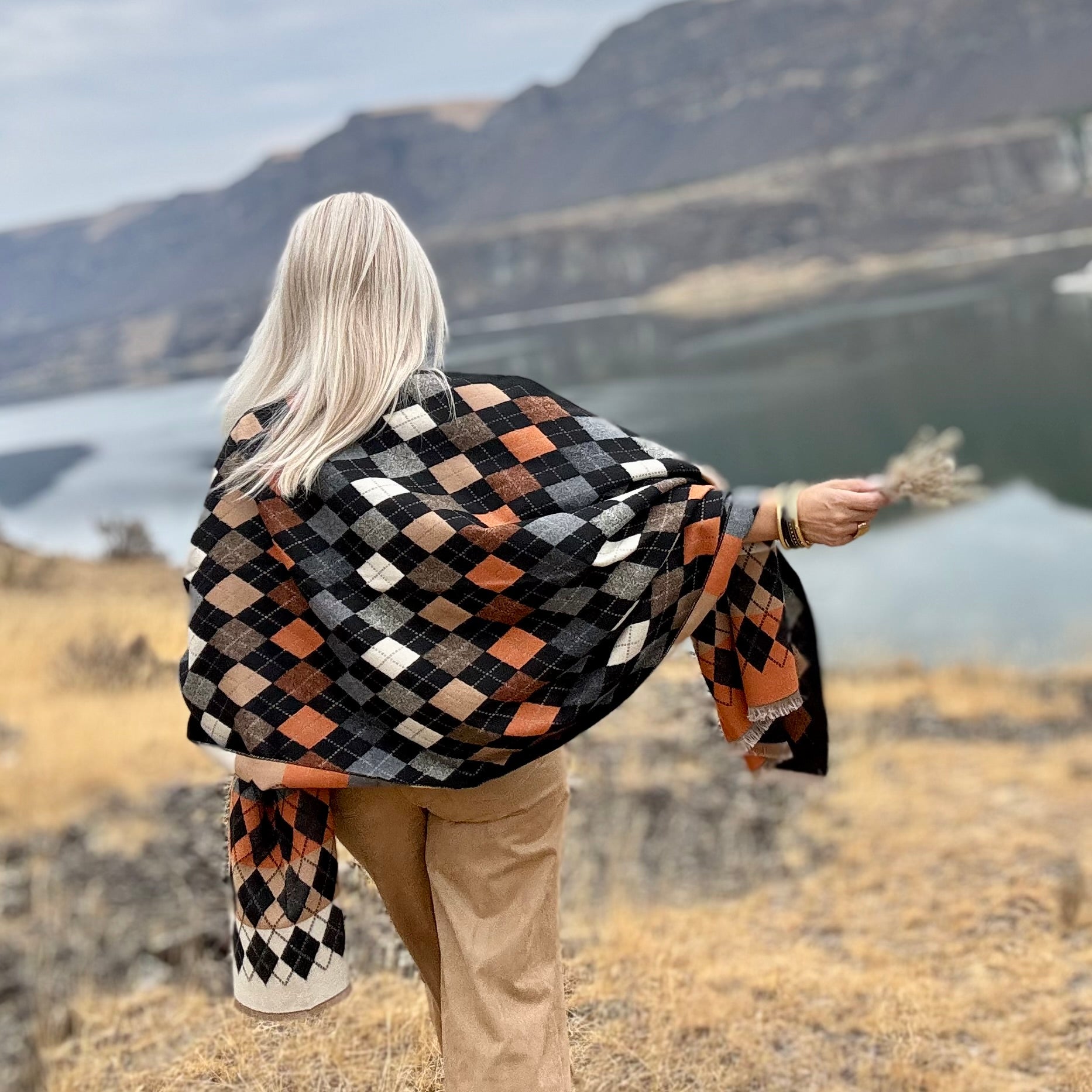 Madison Argyle Scarf