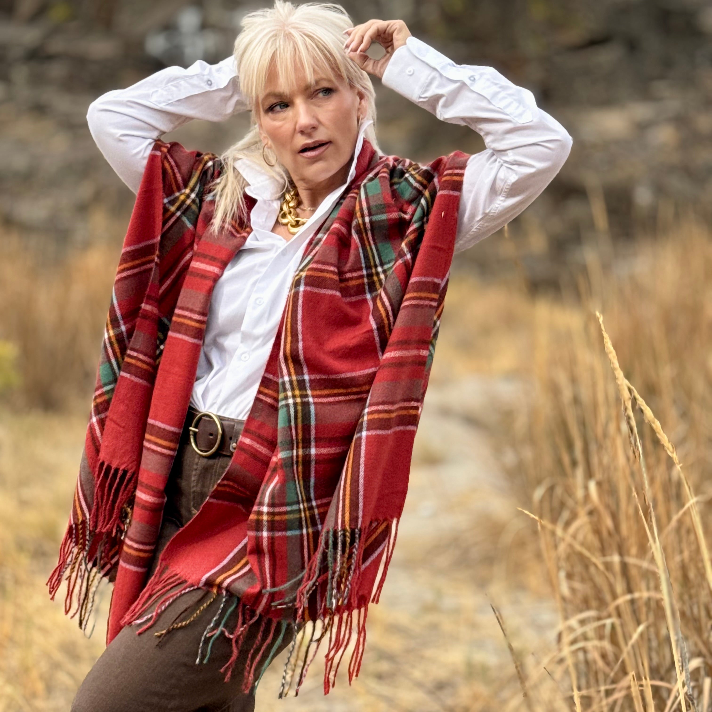 Maplewood Tartan Scarf –