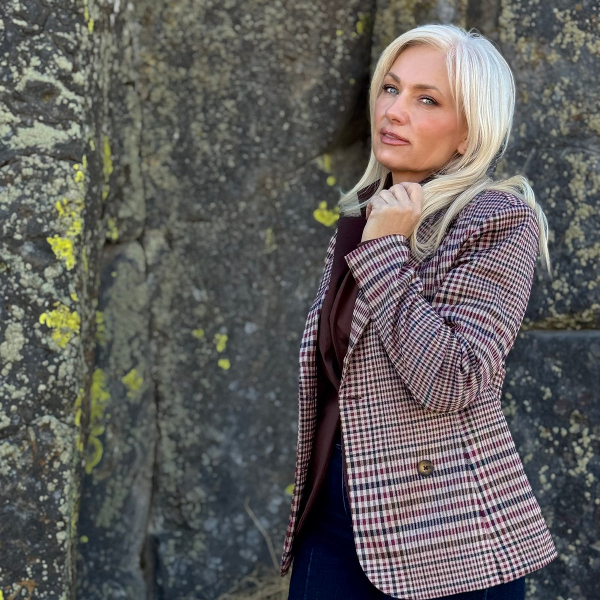 The Countryside Plaid Blazer