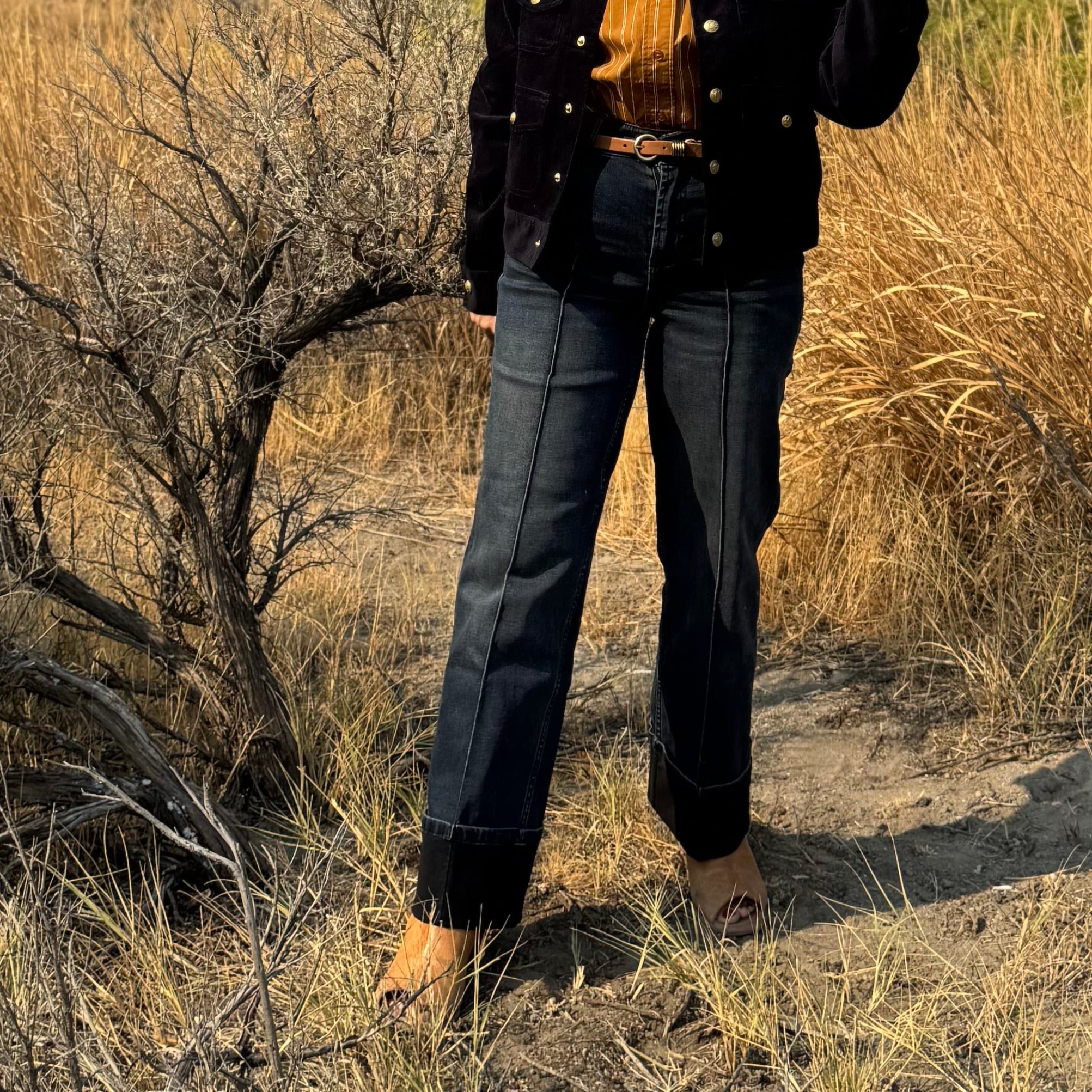 Holly Straight Leg Jeans Dark Wash