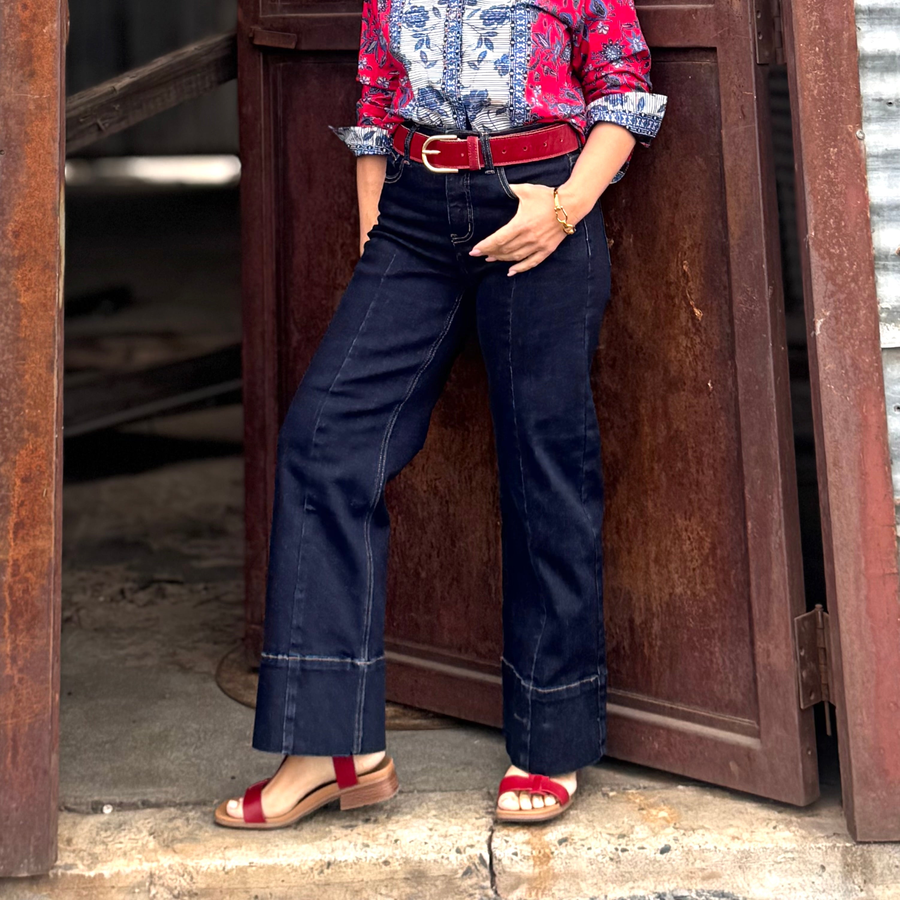 The Redline Sculpt Wide Leg Jean