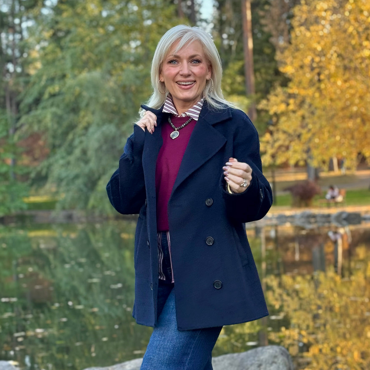 The Harbor Classic Peacoat