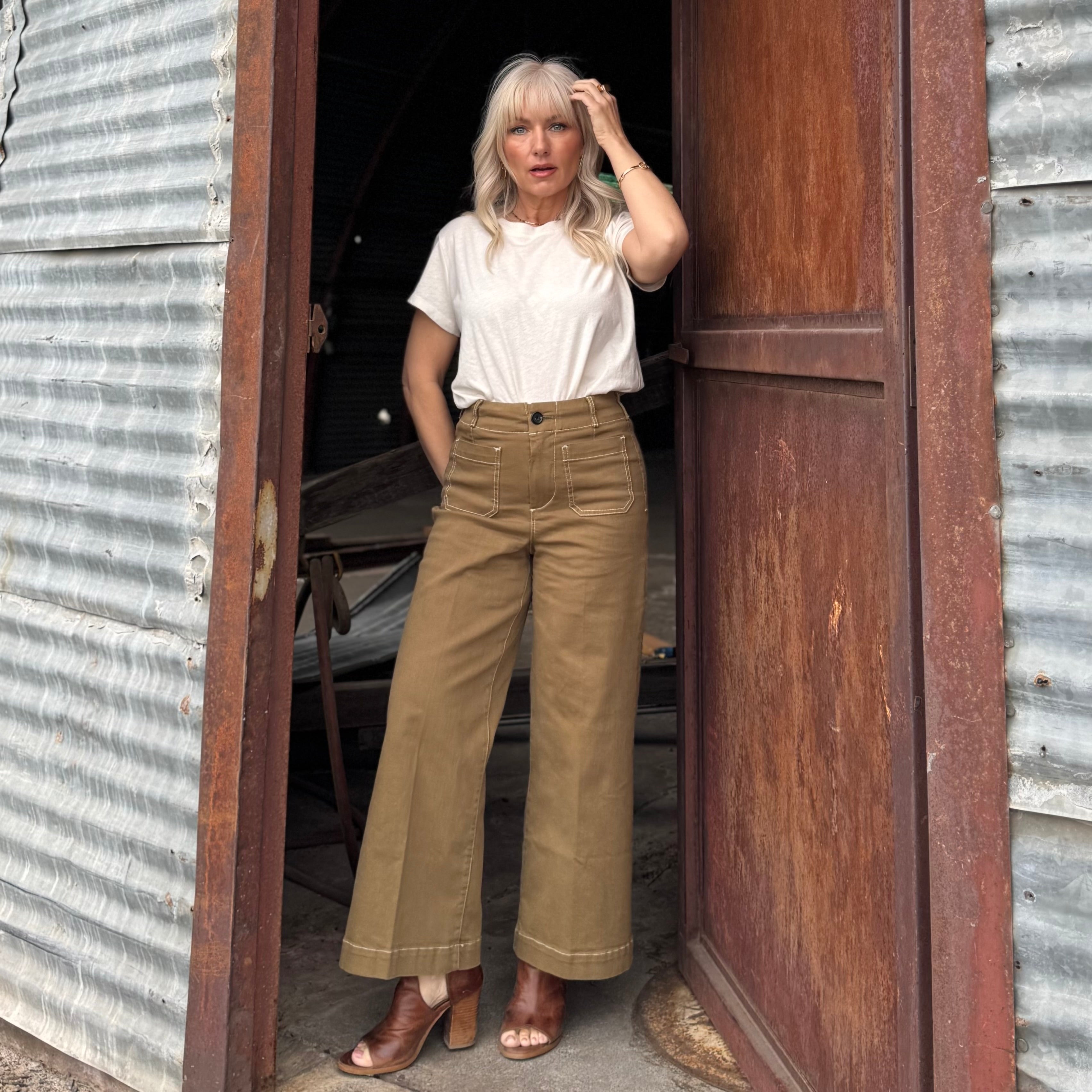 Dear John Audrey Moss Wide Leg Jean