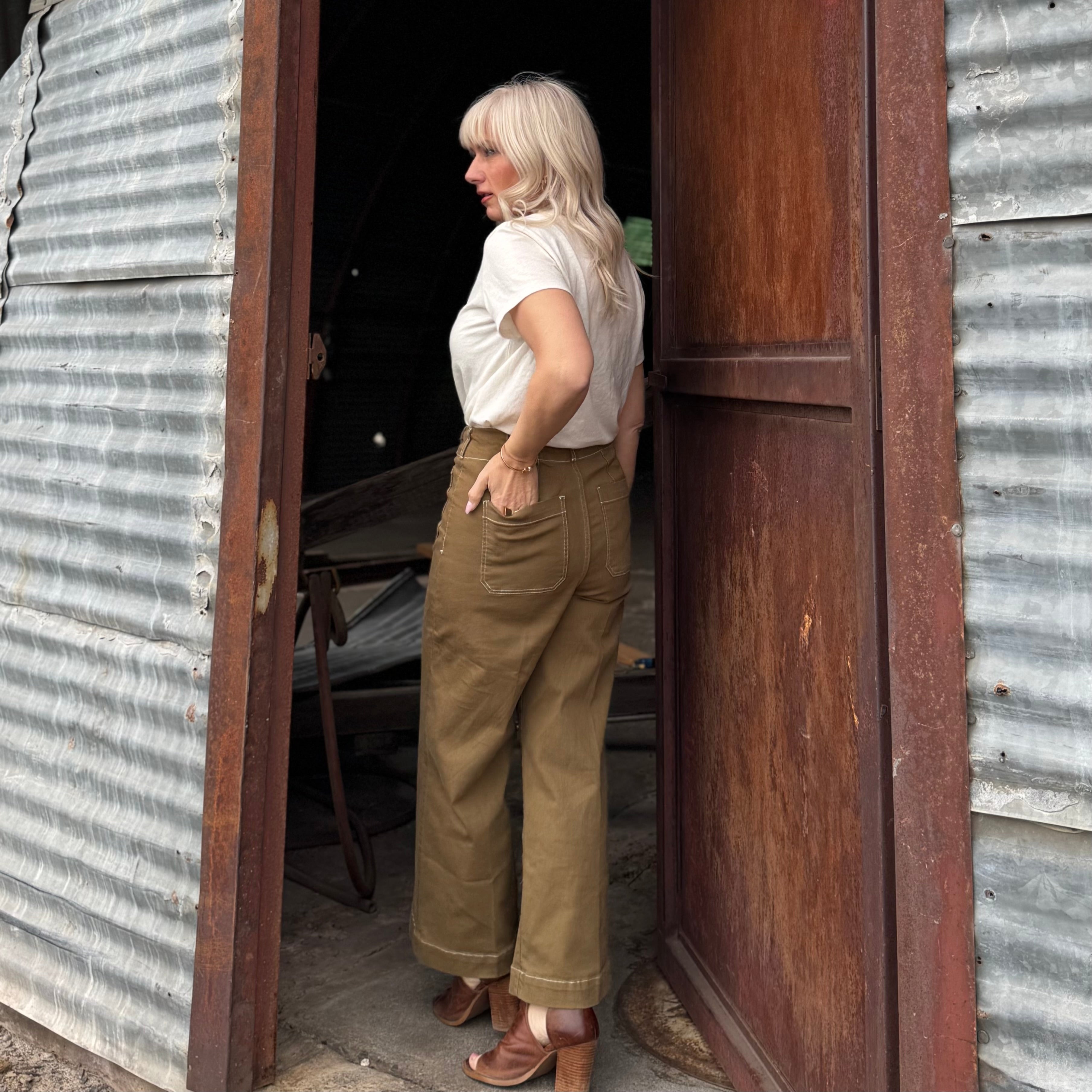 Dear John Audrey Moss Wide Leg Jean