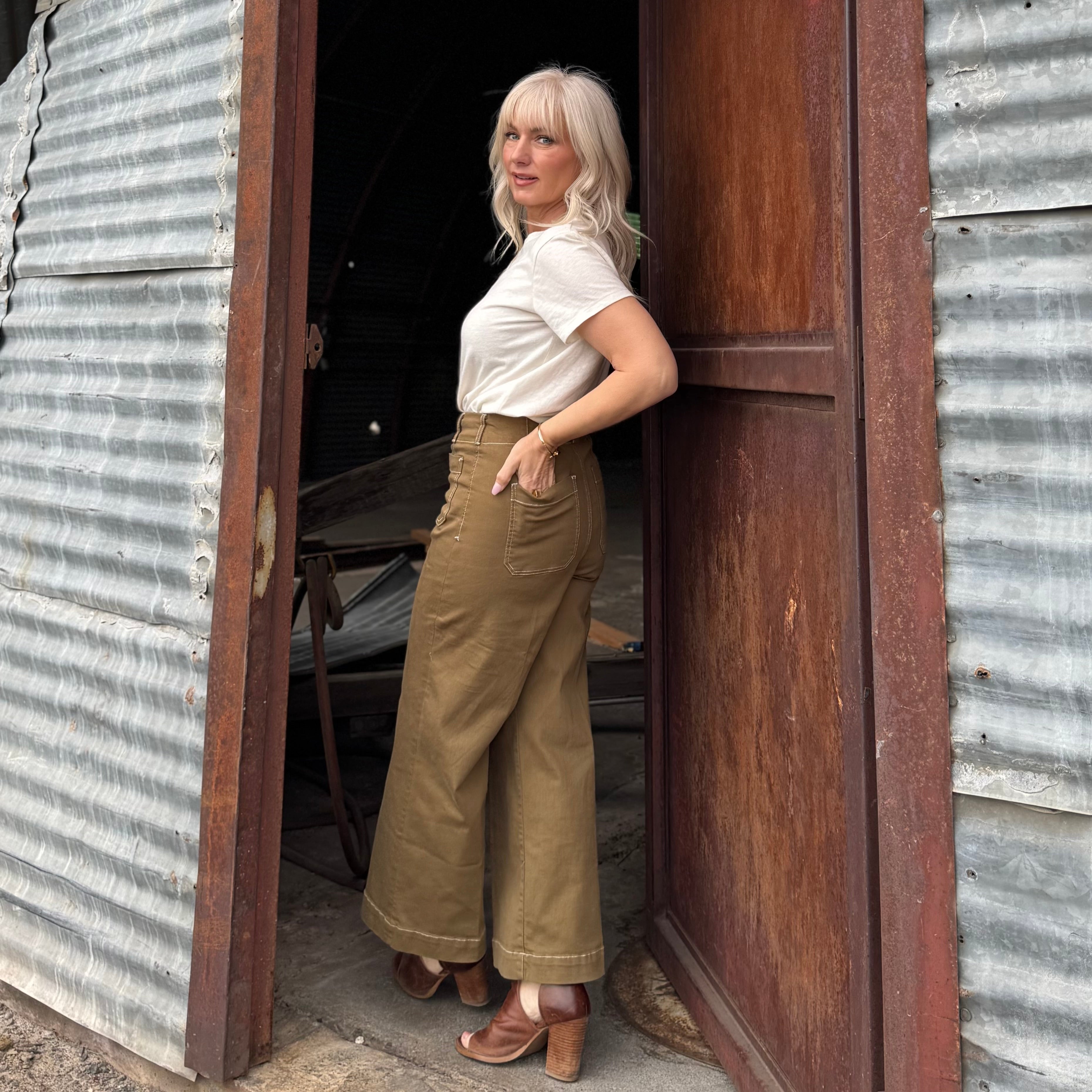 Dear John Audrey Moss Wide Leg Jean