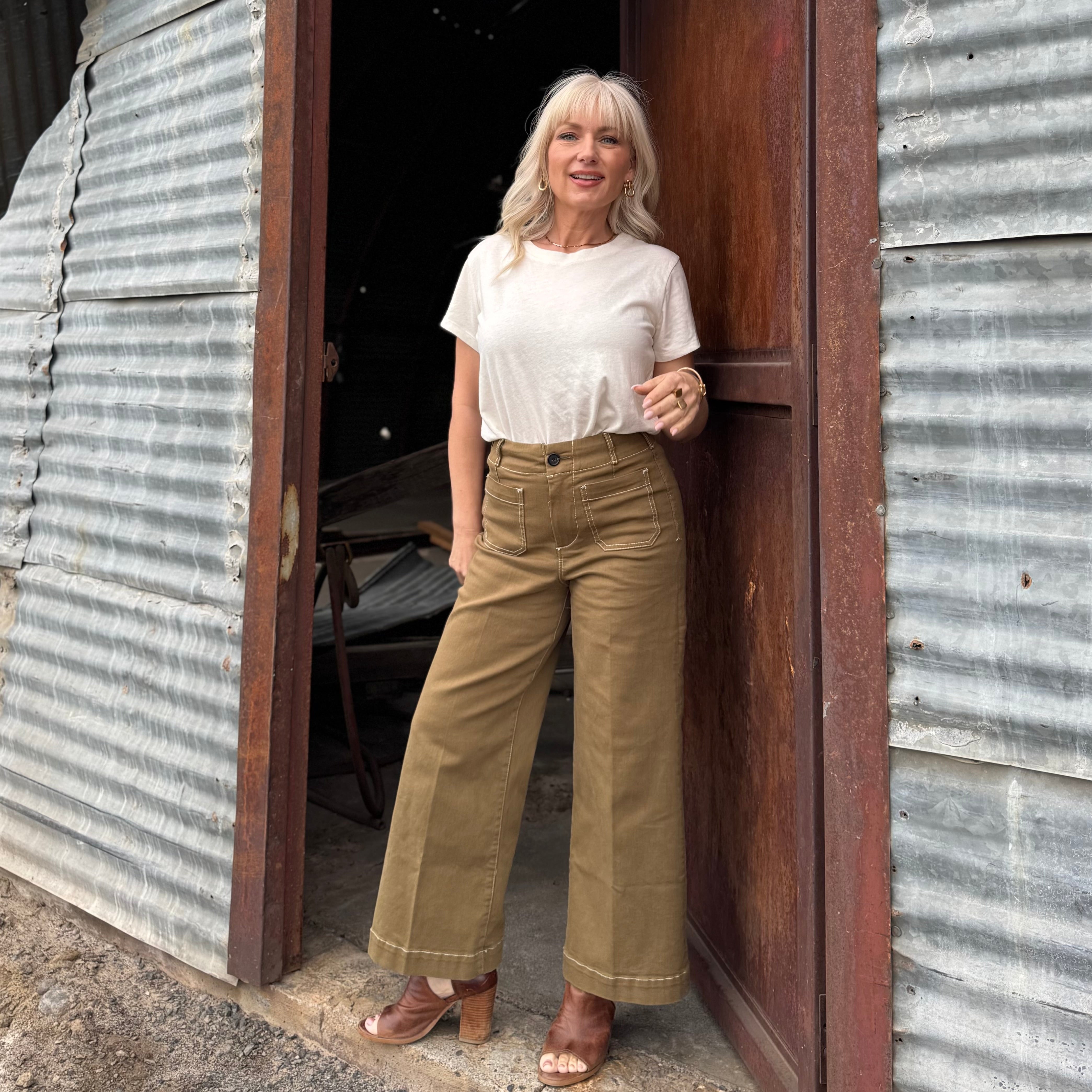 Dear John Audrey Moss Wide Leg Jean