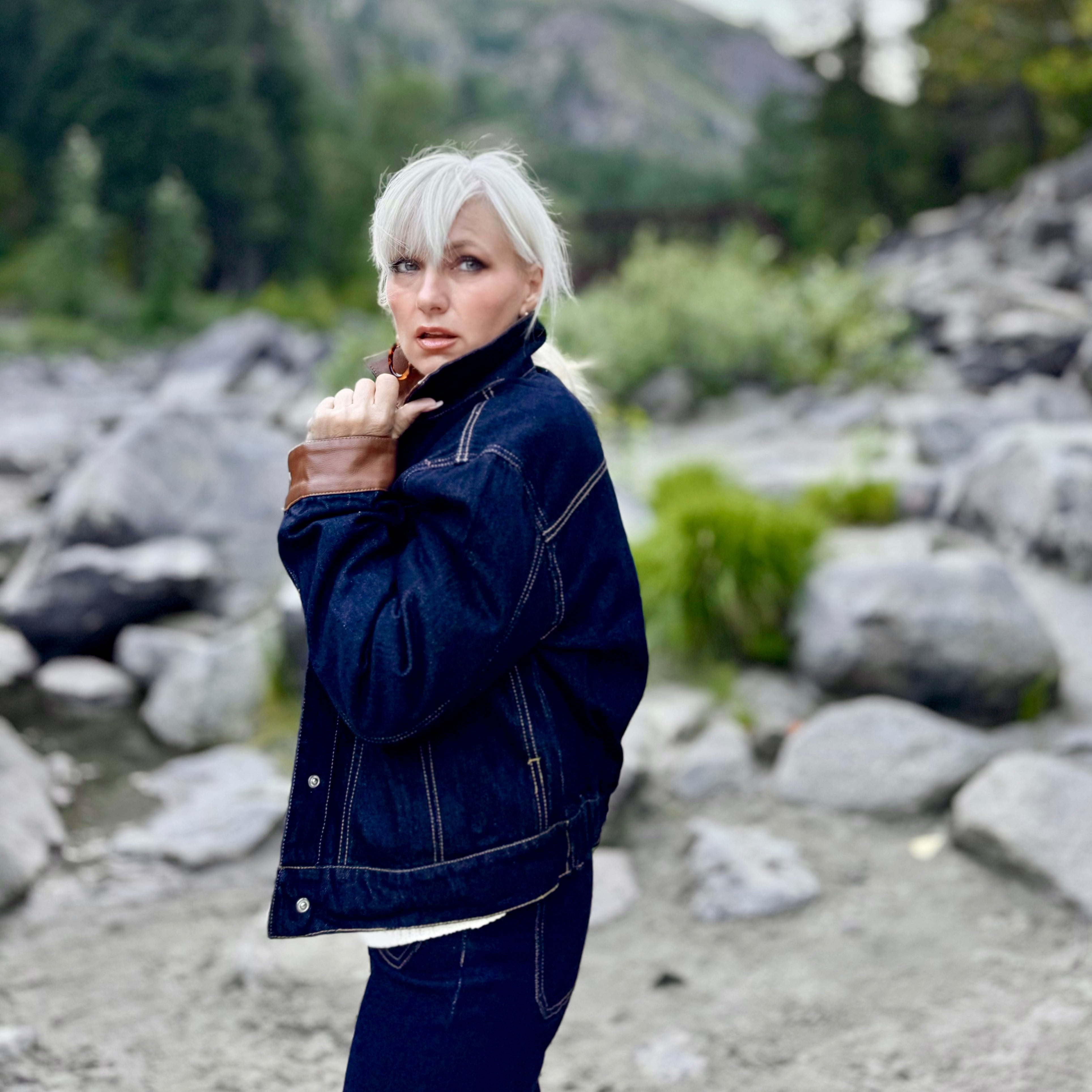 DELPHIA INDIGO JACKET