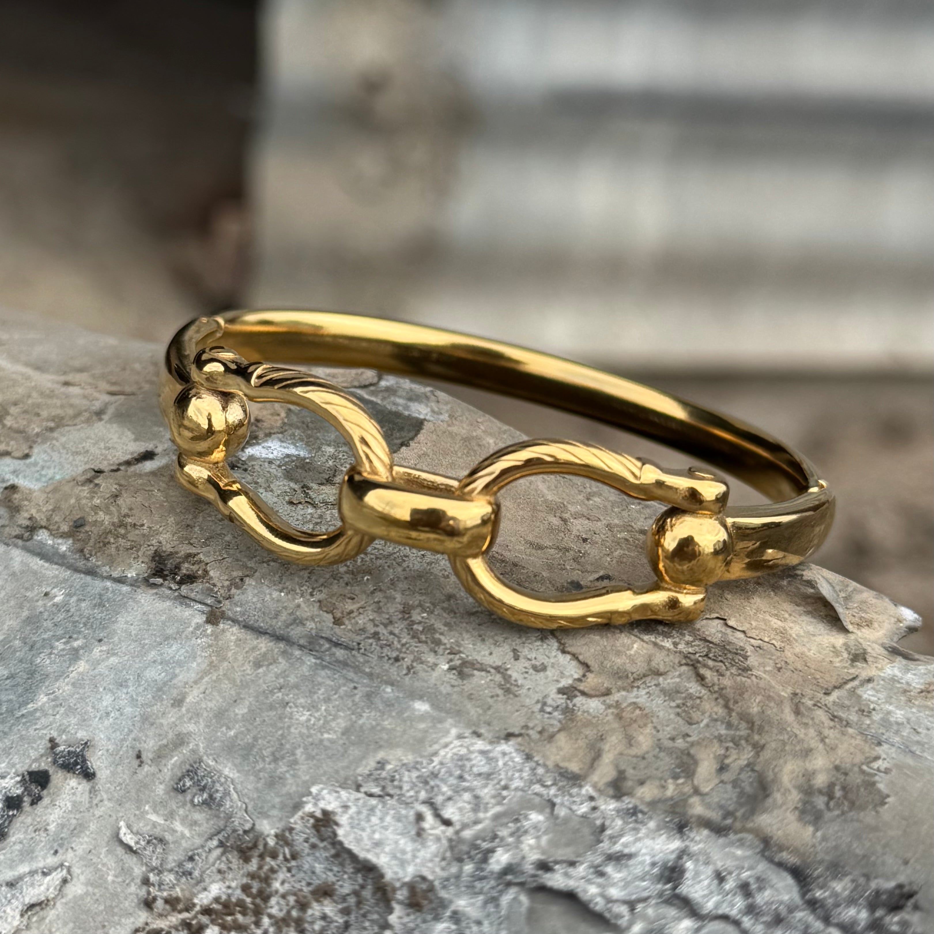 Golden Bit Link Cuff