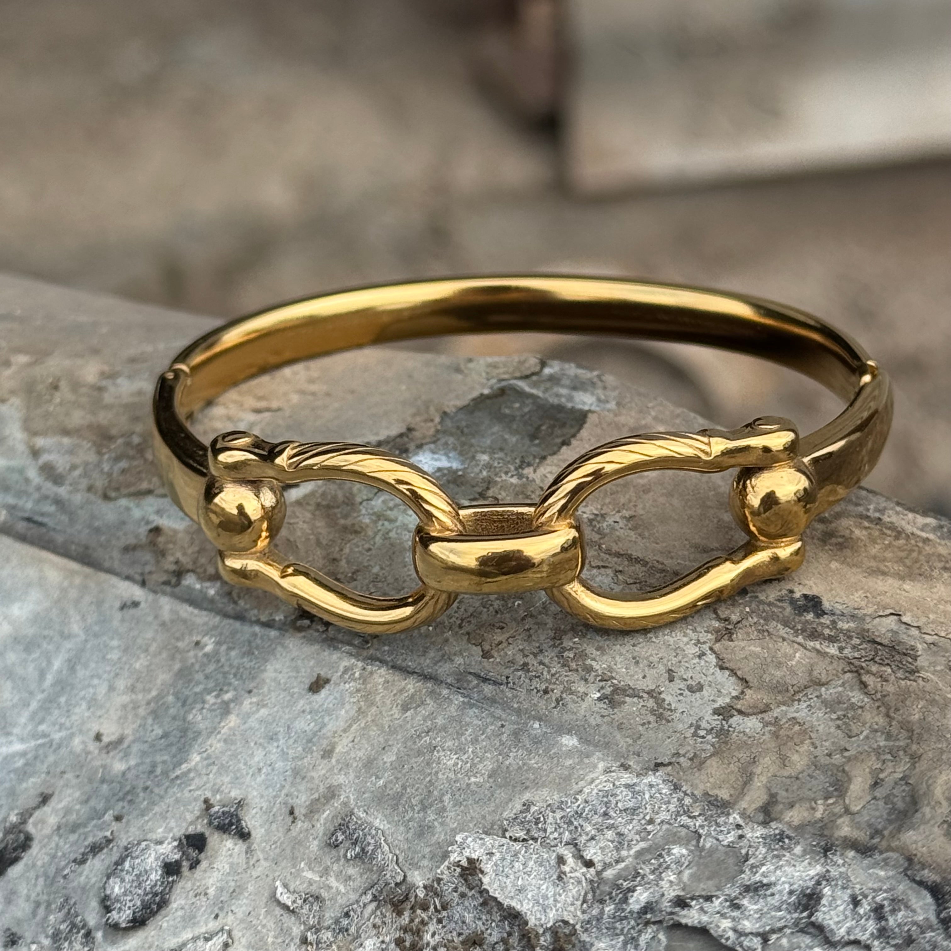 Golden Bit Link Cuff
