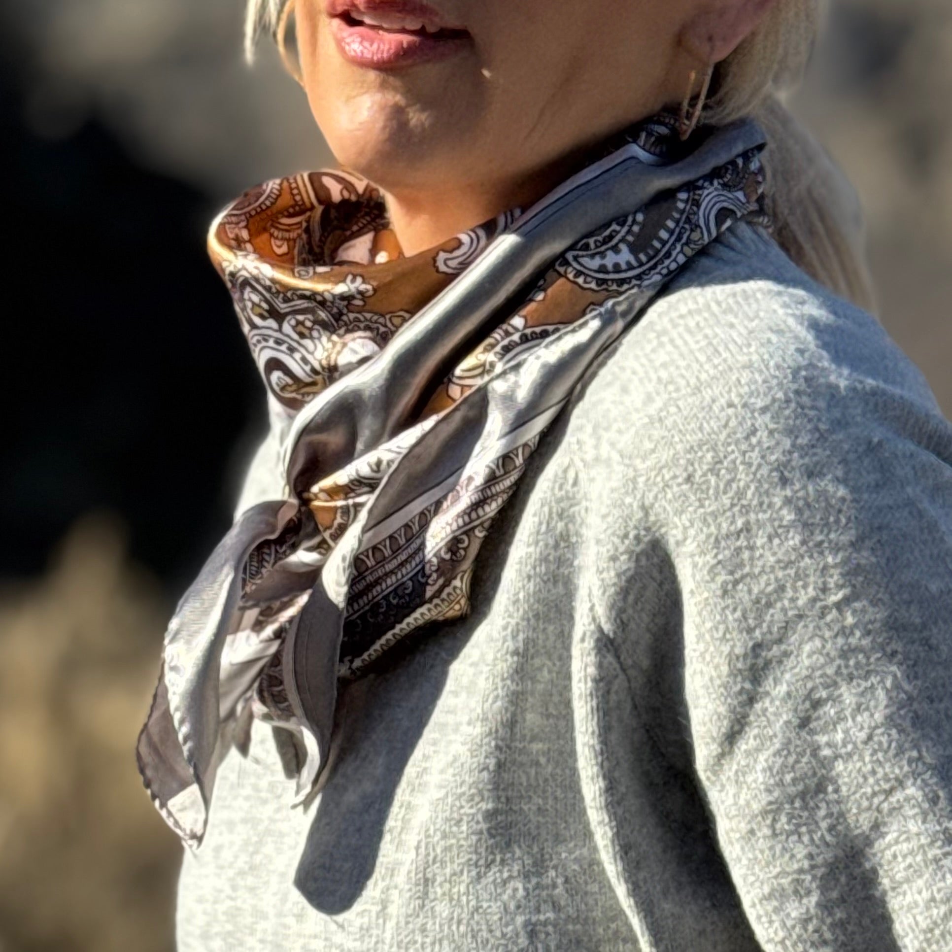 The Siena Silk Square