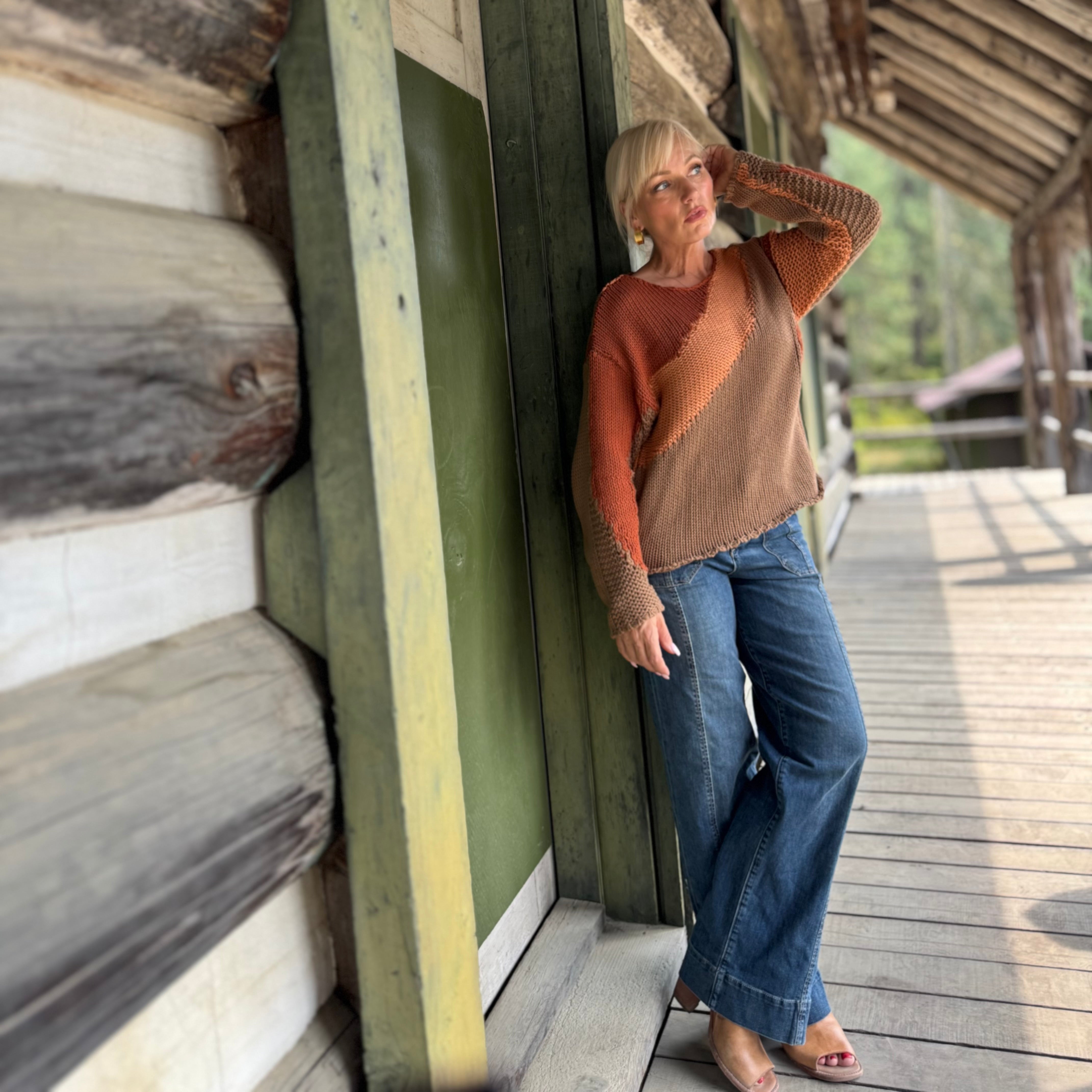 Sundance Colorblock Sweater