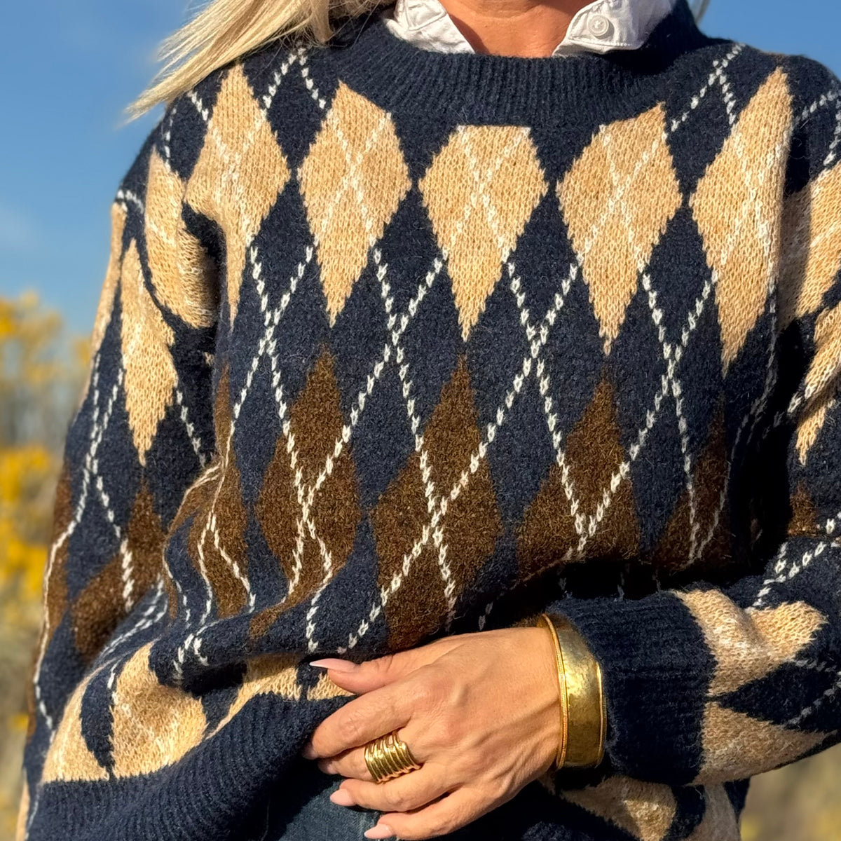 High Desert Argyle Sweater