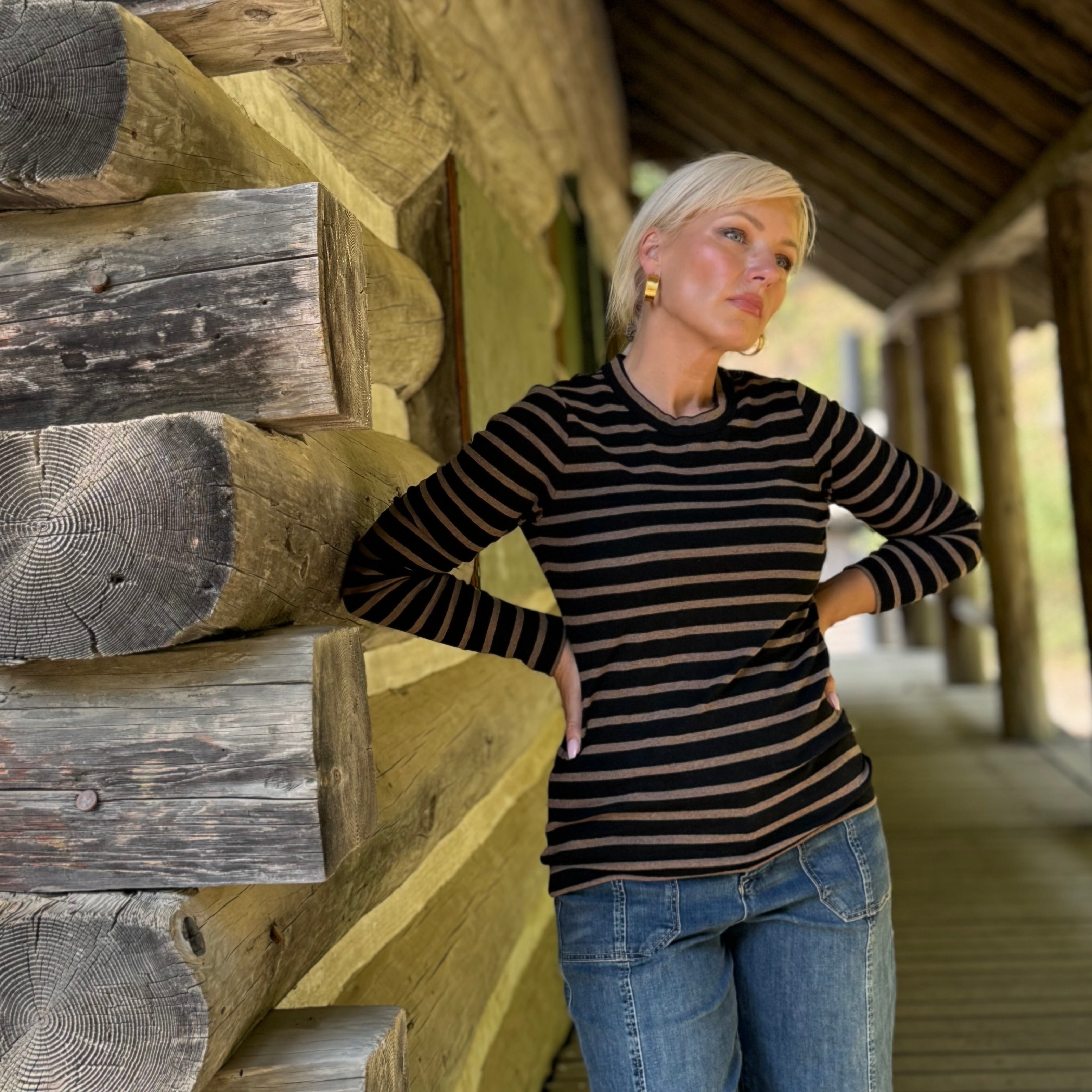 Smoky Stripe Knit