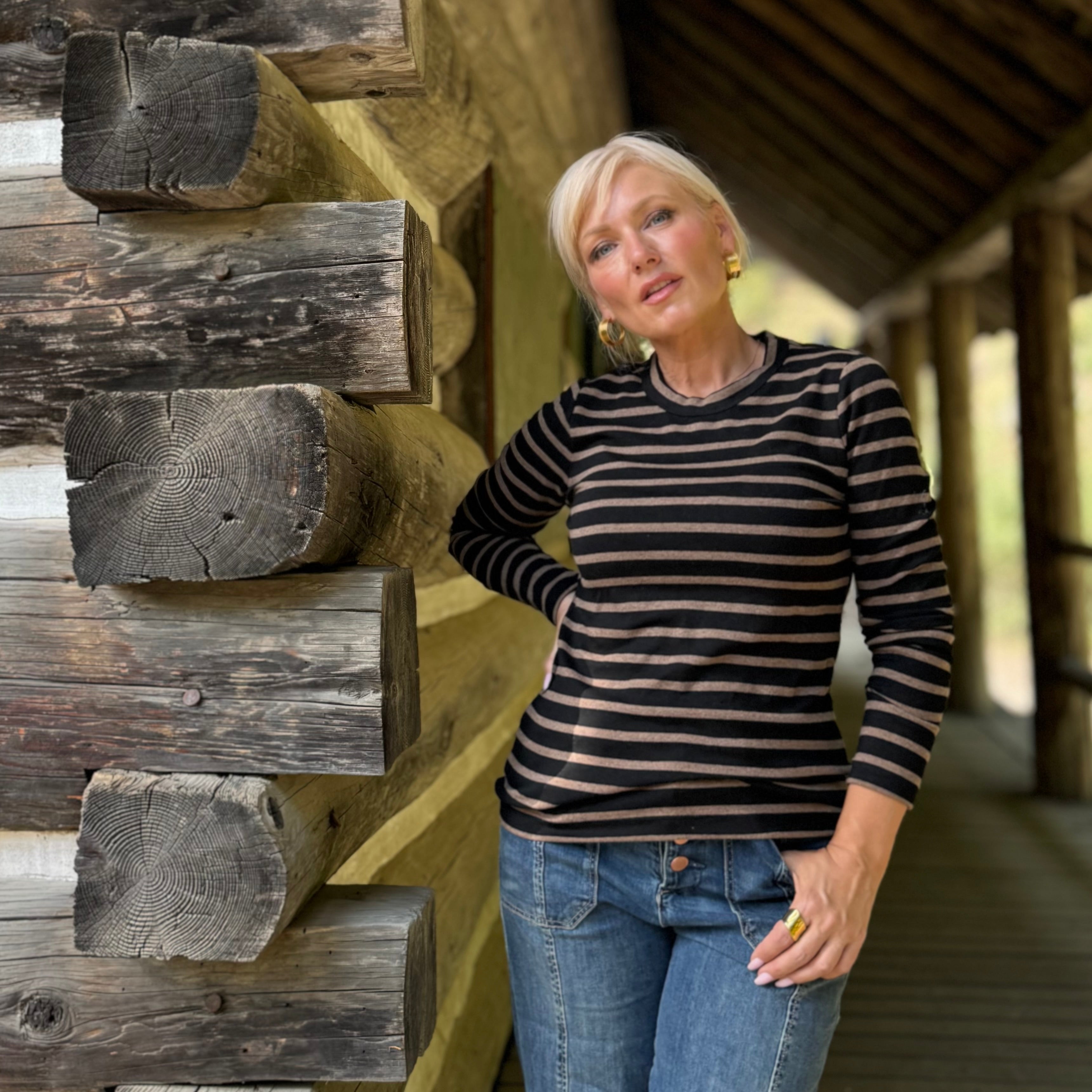 Smoky Stripe Knit