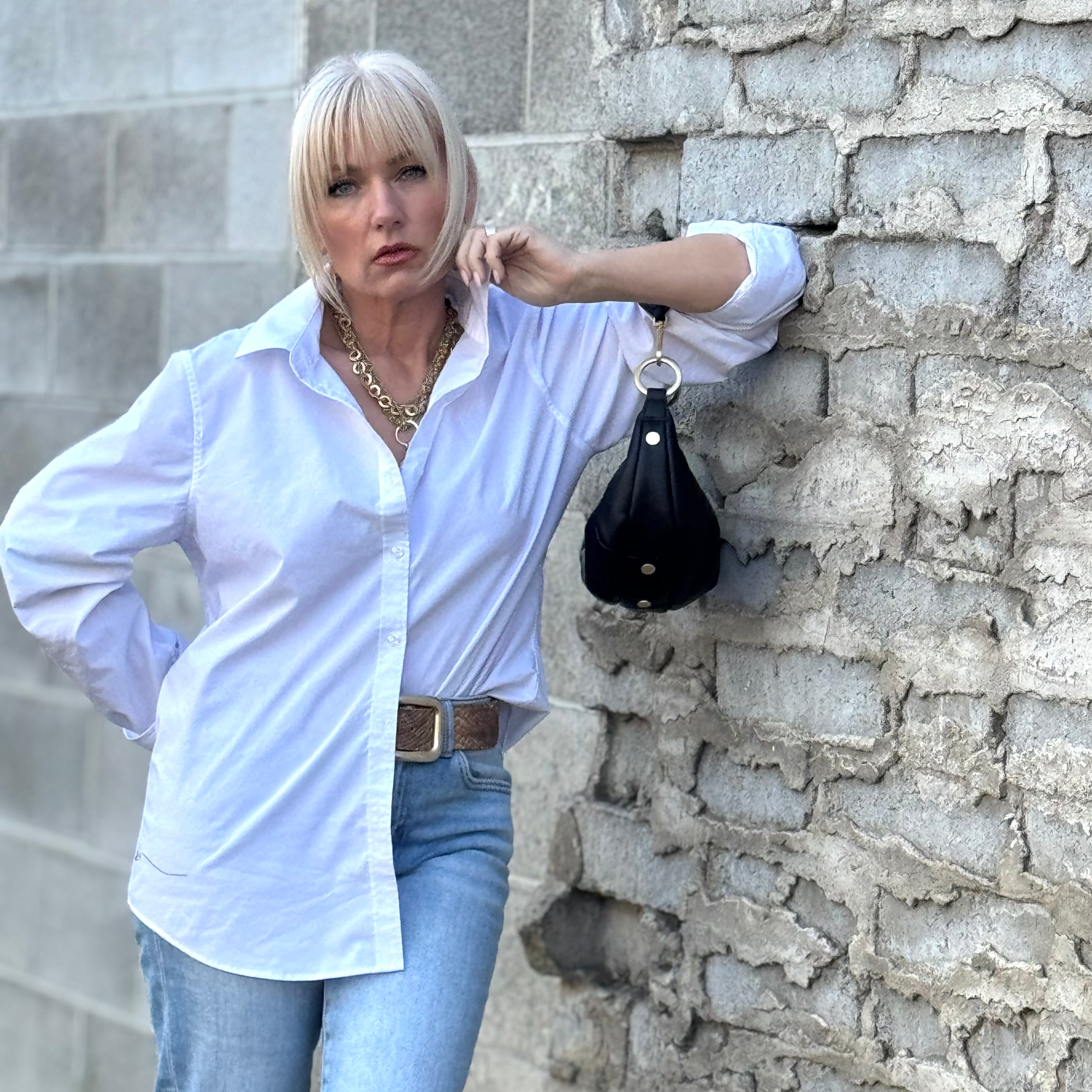 Desert Traveler Wrinkle Resistant Button Up White