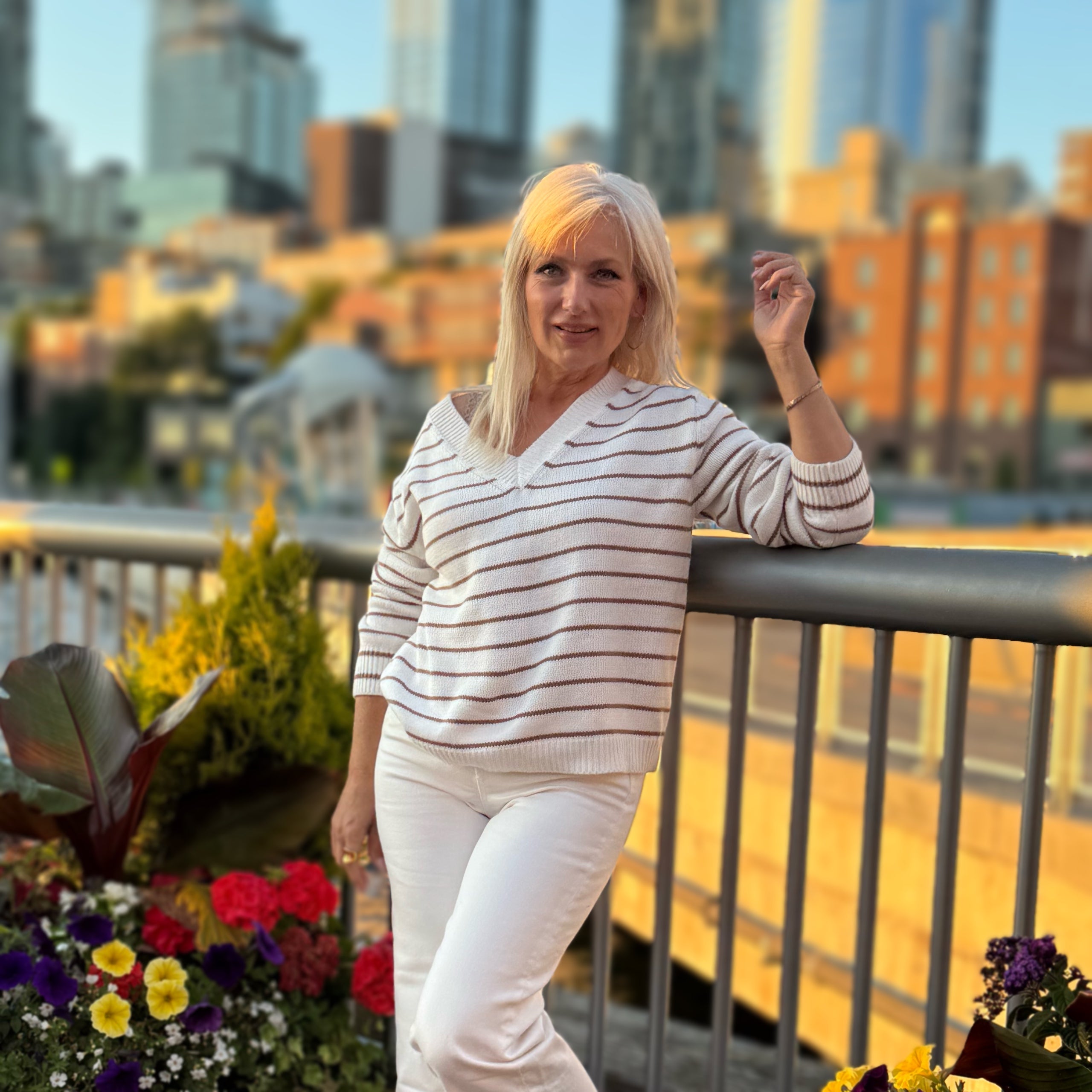 Classic Cotton Striped Sweater