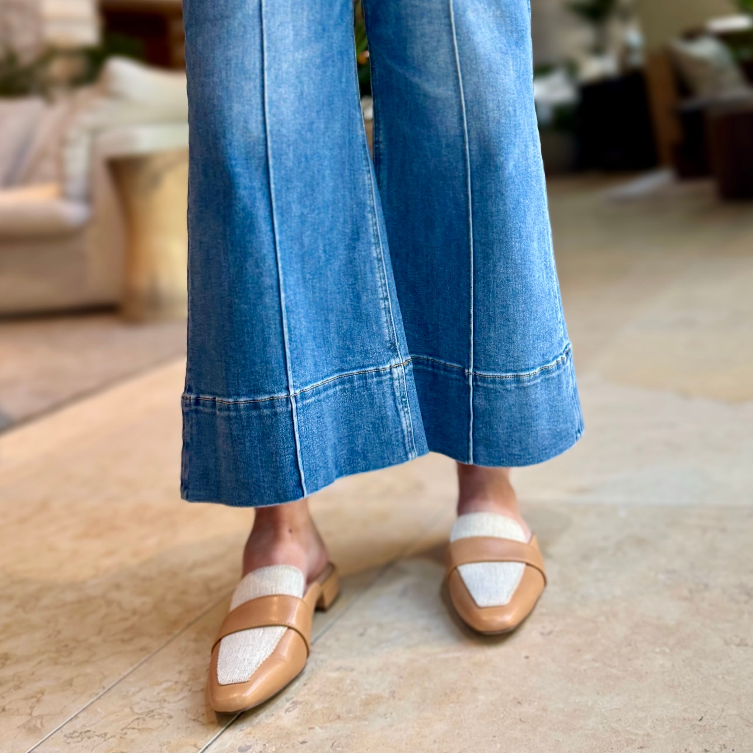 Trinity Front Seam Jean With Tummy Control