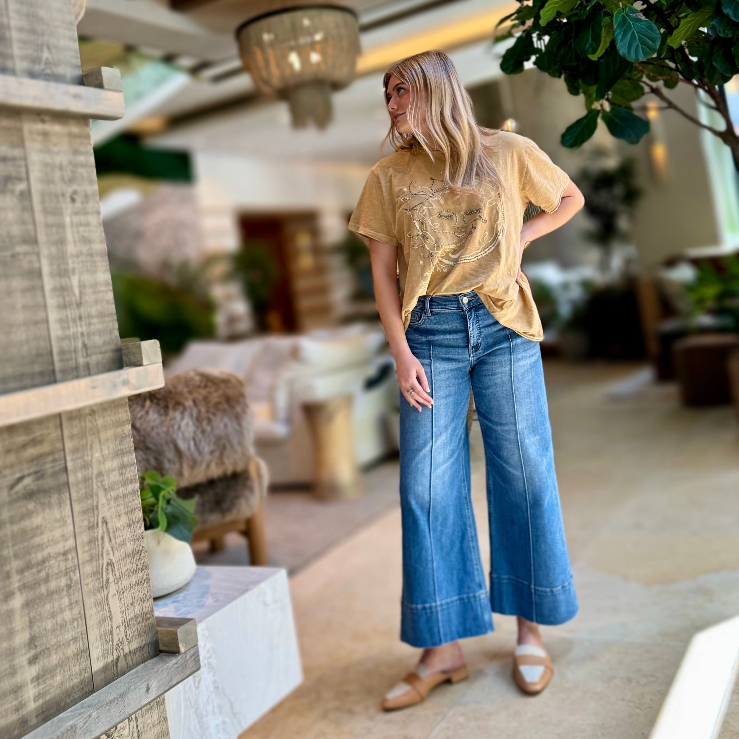 Trinity Front Seam Jean With Tummy Control
