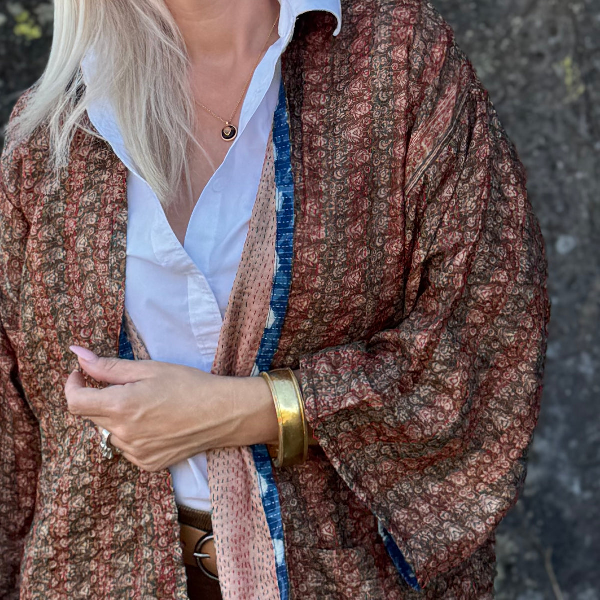 The Sienna Reversible Sari Jacket